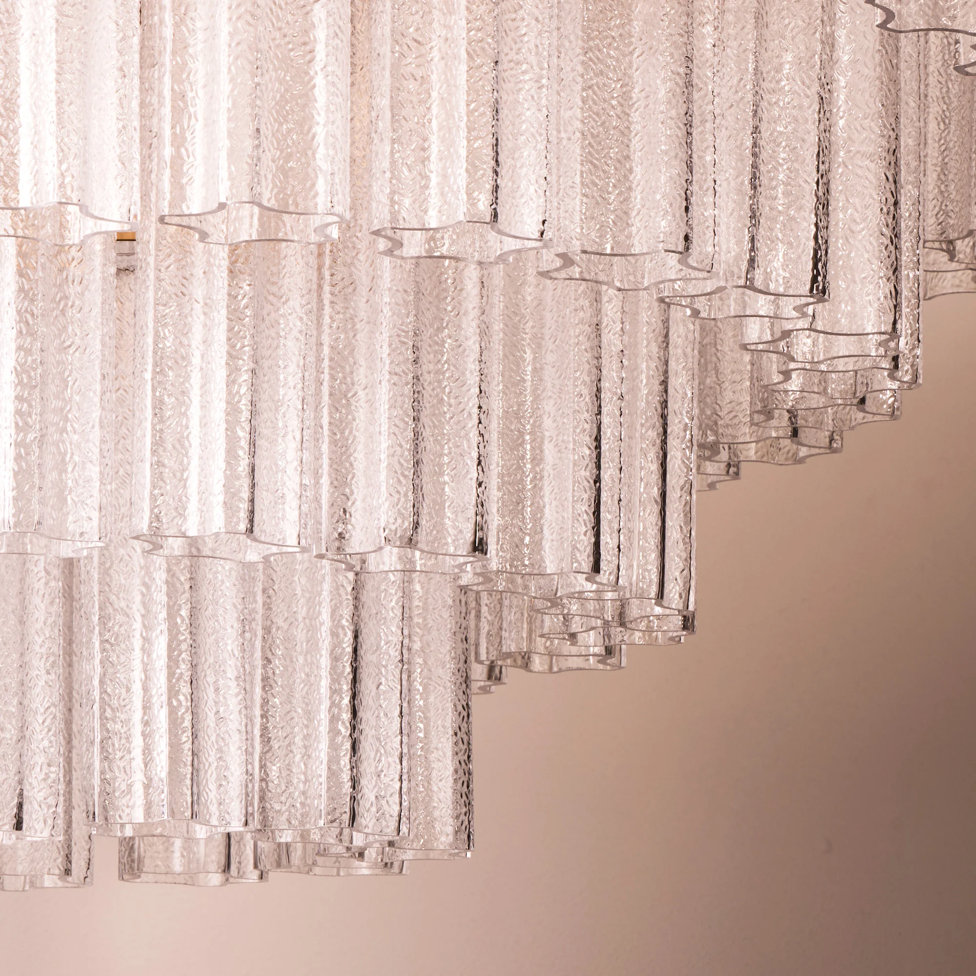 Huston chandelier in frosted glass - Image 12