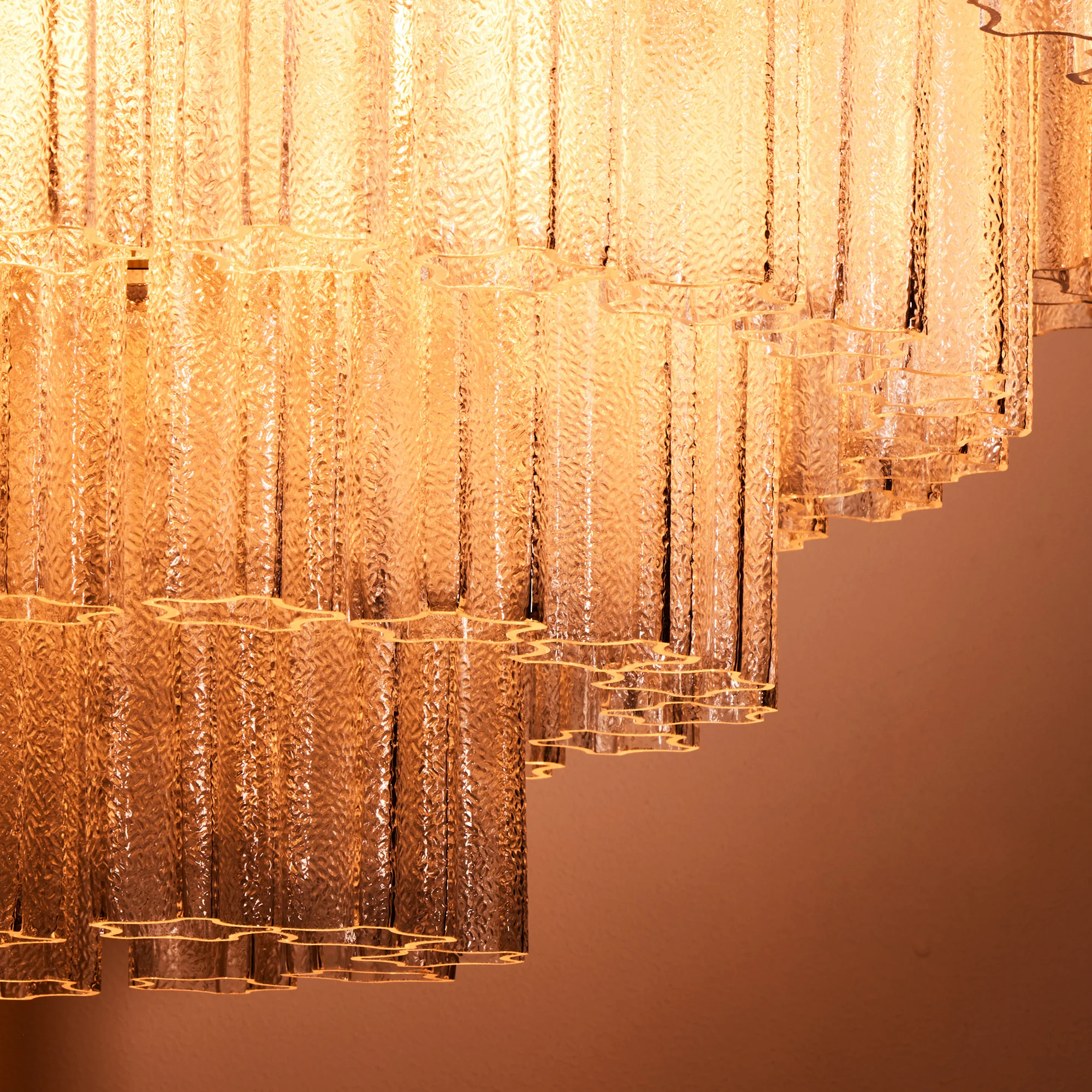 Huston chandelier in frosted glass - Image 13