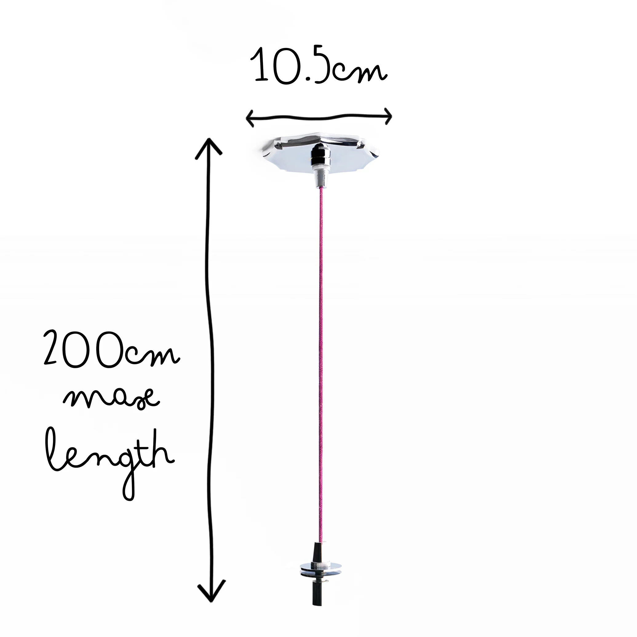 Insignia rechargeable pendant kit in chrome - Image 9