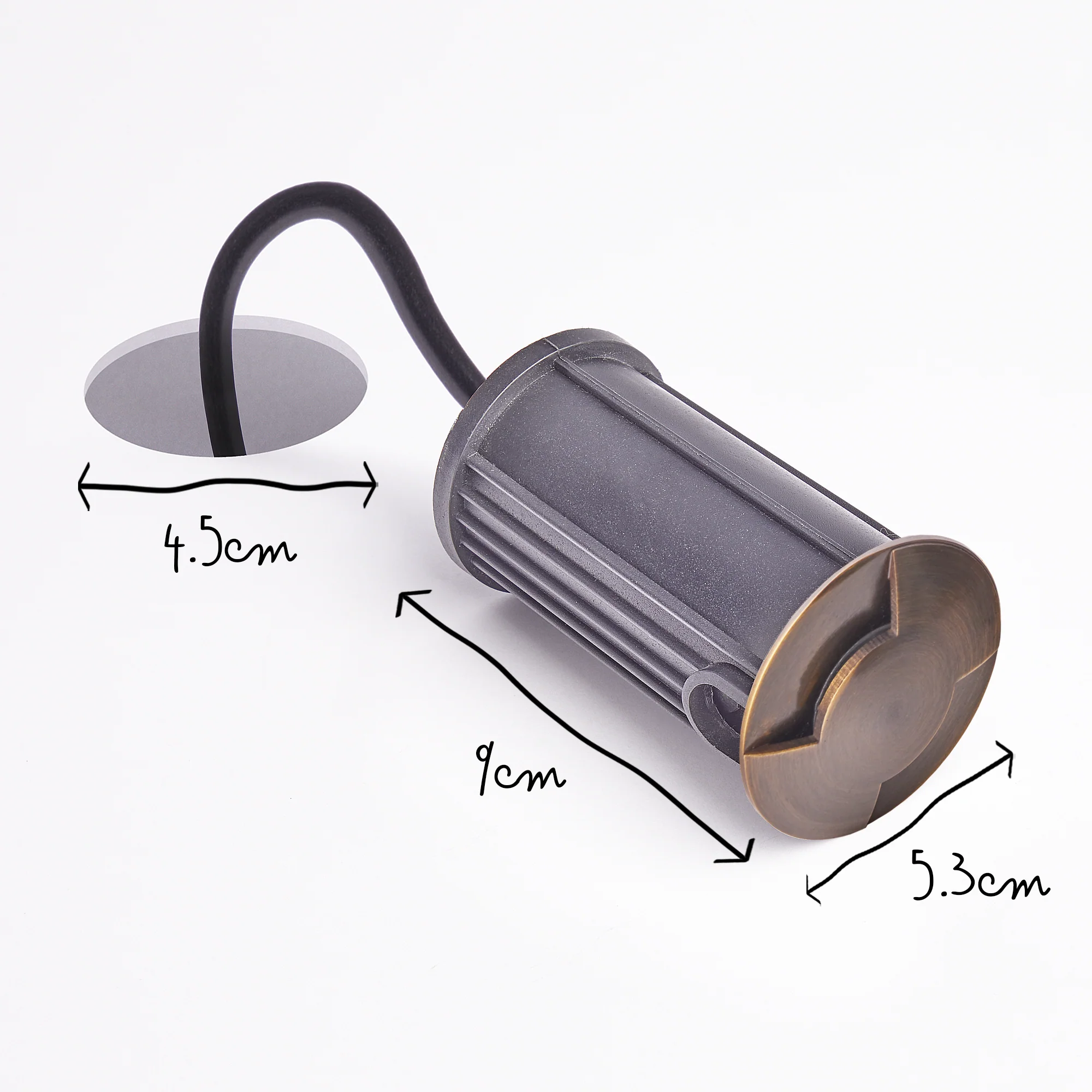 Iona IP67 recessed light in bronze - Image 3