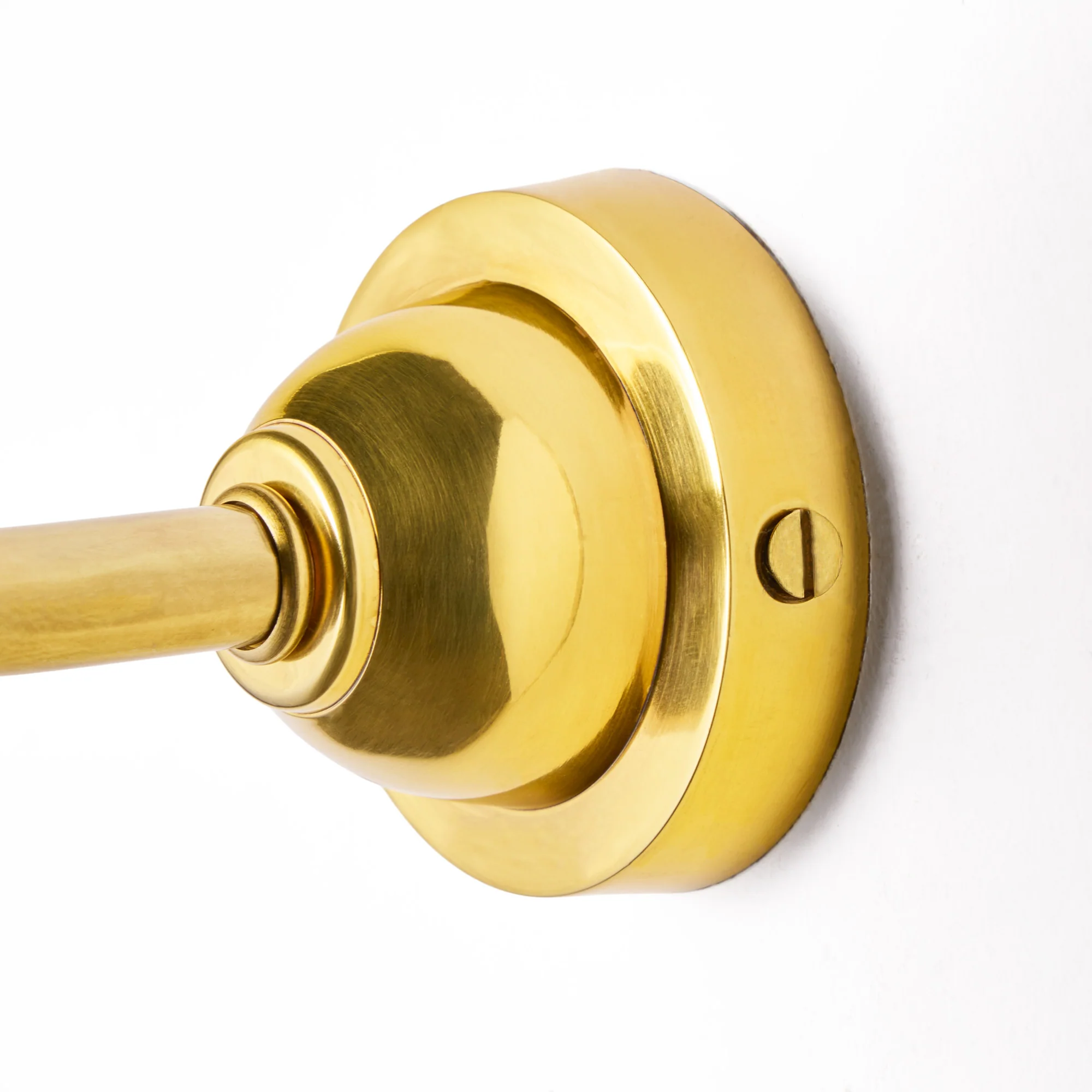 IP44 Swan neck wall fitting in antique brass - Image 3