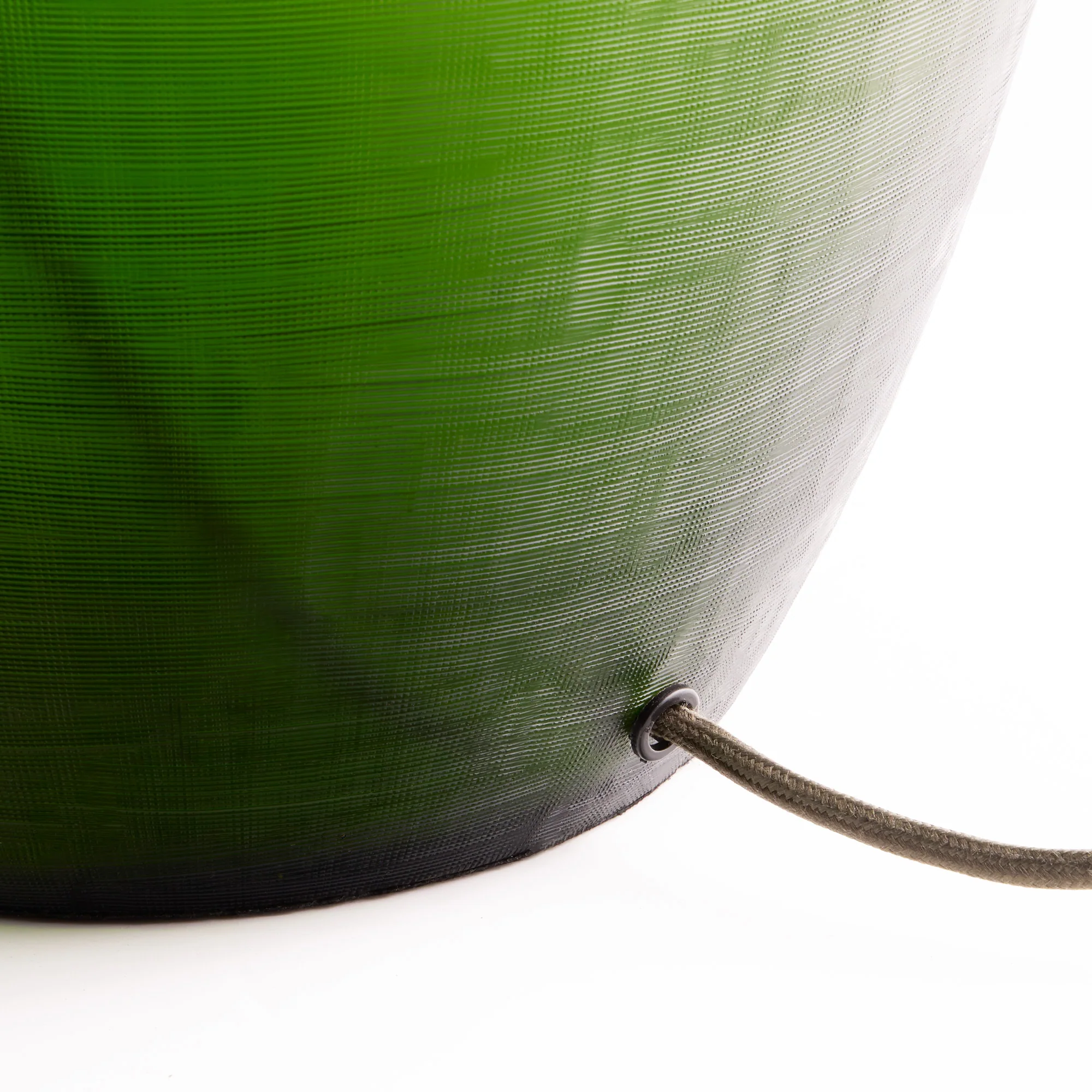 Jeanne table lamp in etched green glass - Image 2