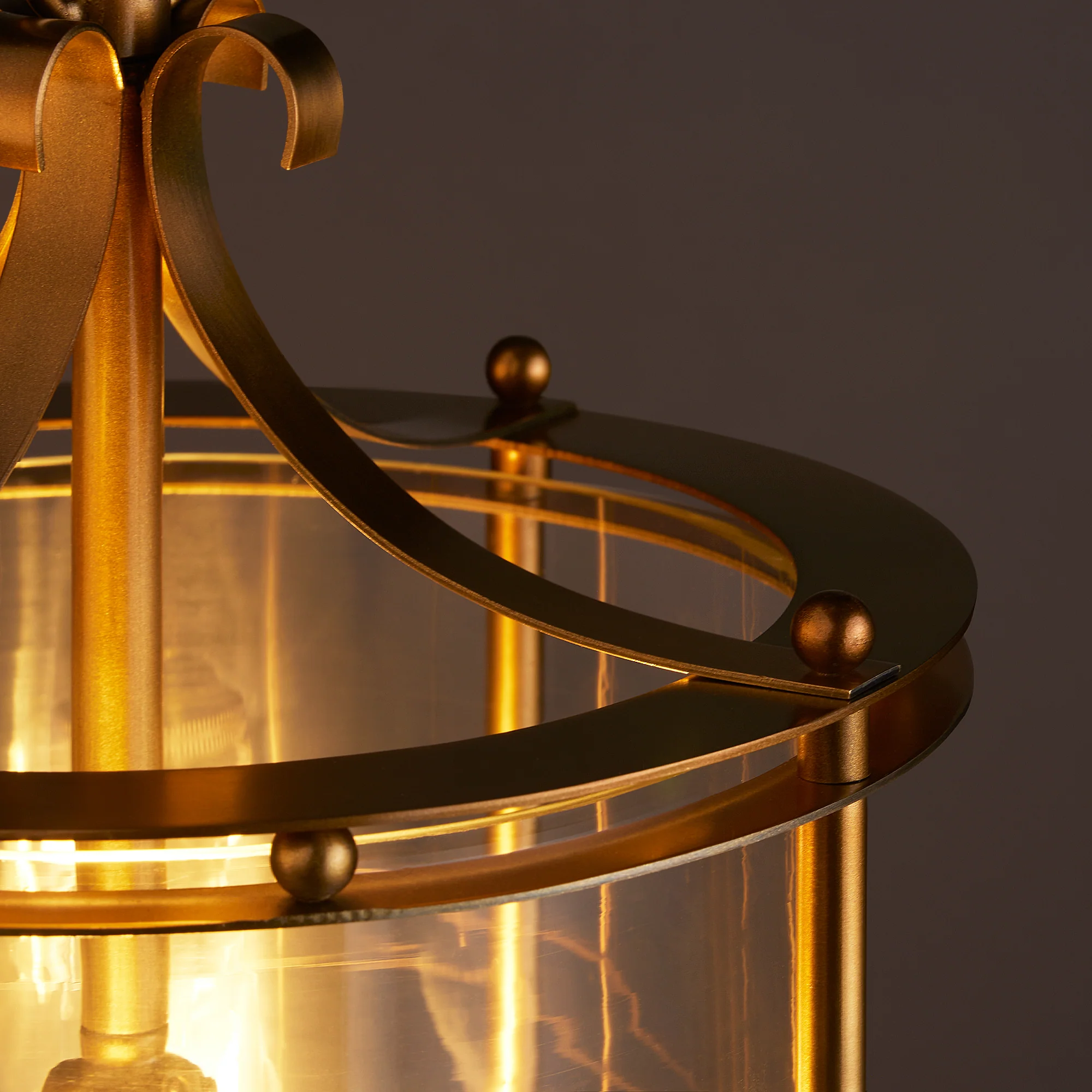 Jupiter lantern in antique brass - Image 7