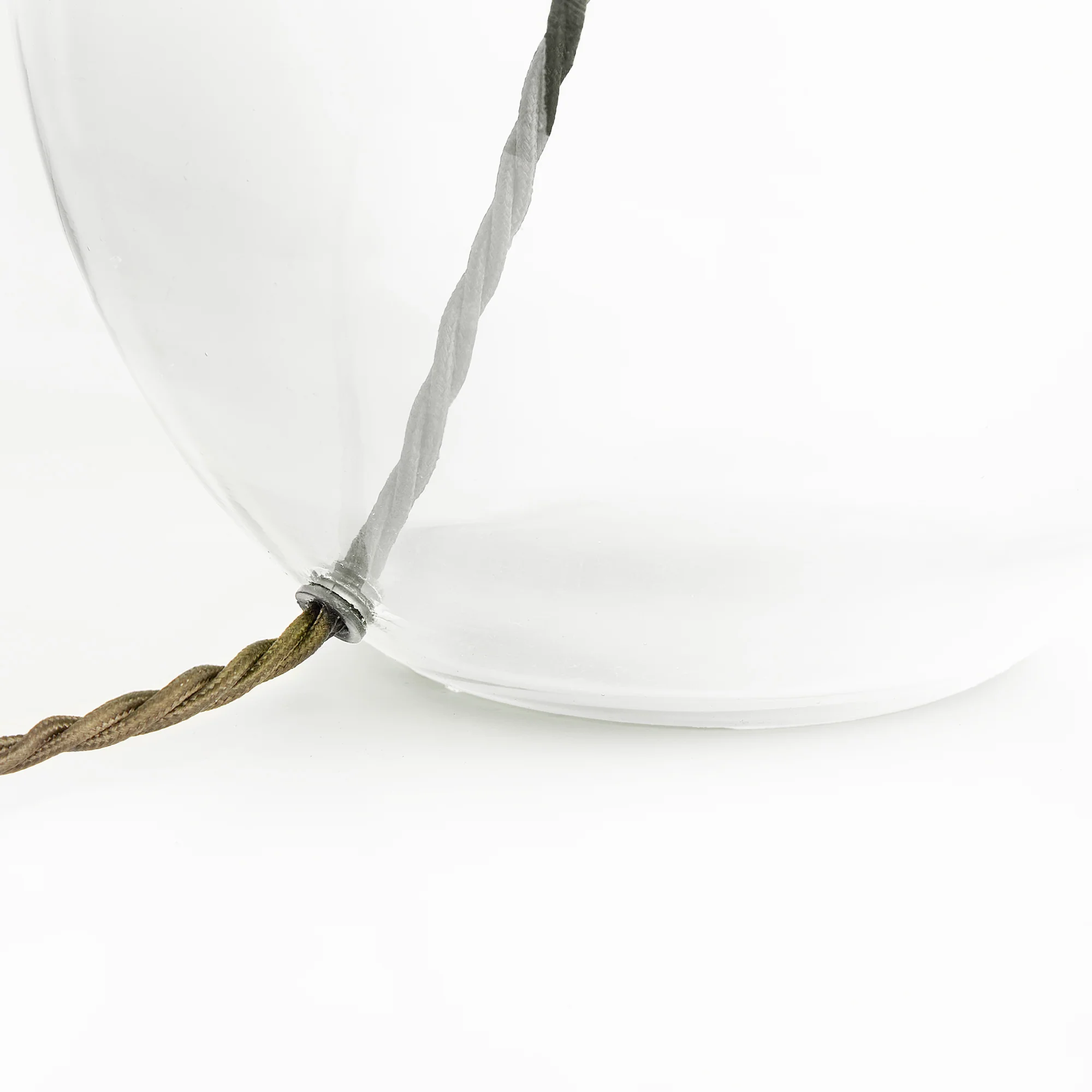 Kardish table lamp in clear glass - Image 4