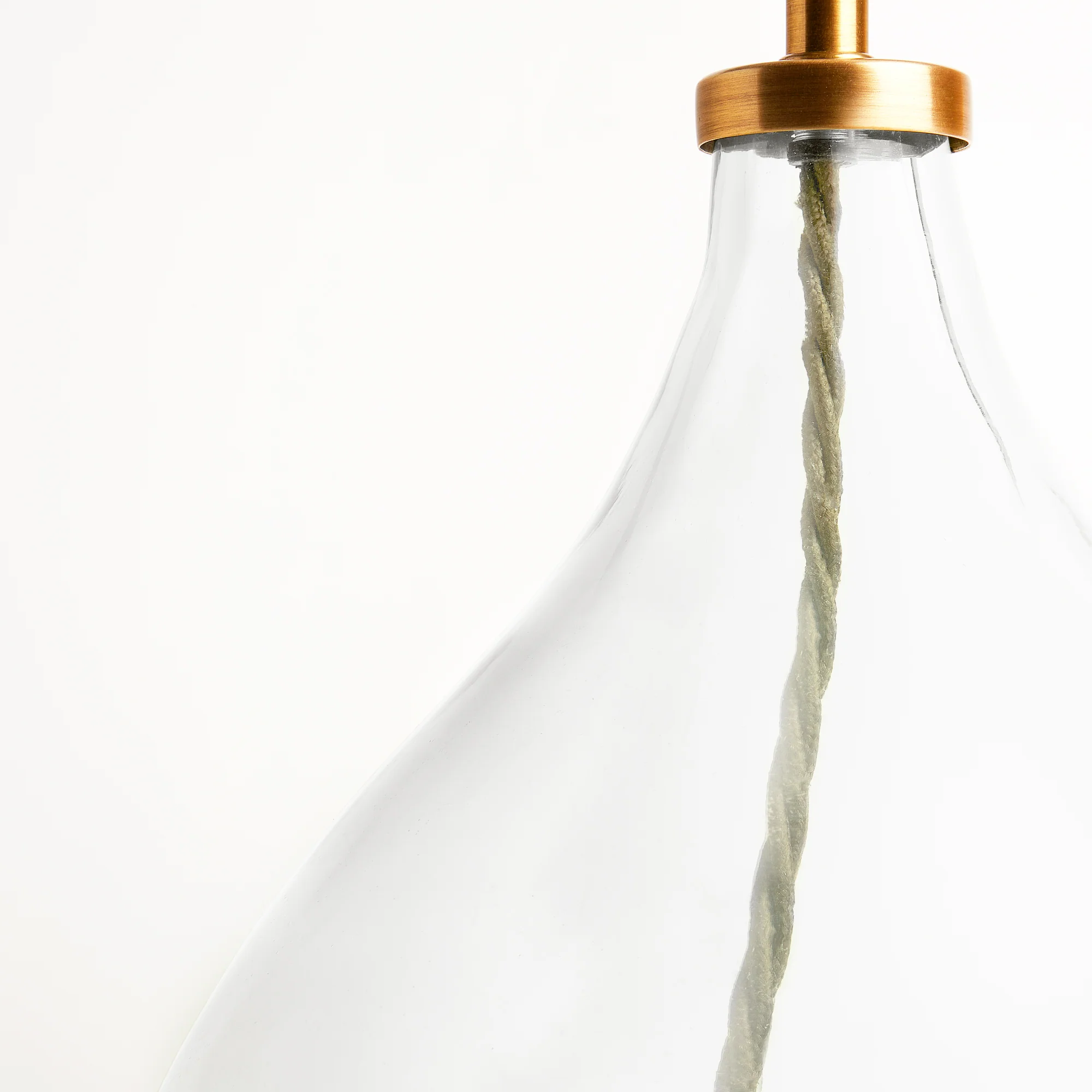 Kardish table lamp in clear glass - Image 5