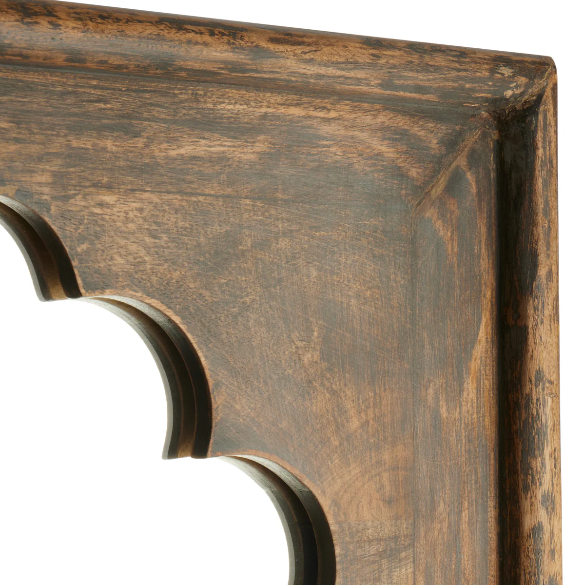 Kareng mirror in aged wood - Image 5