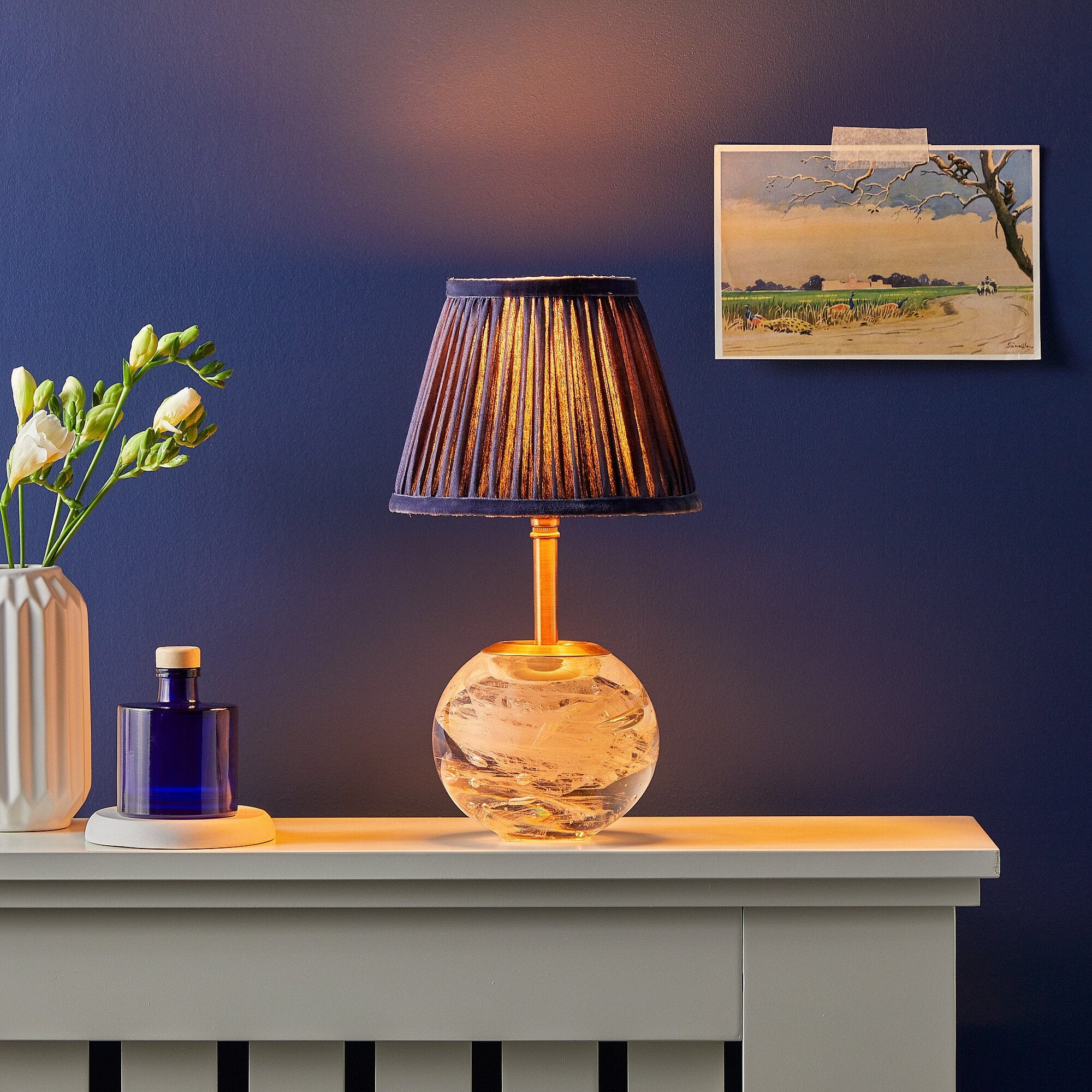 Katherine table lamp in clear blown glass - Image 6