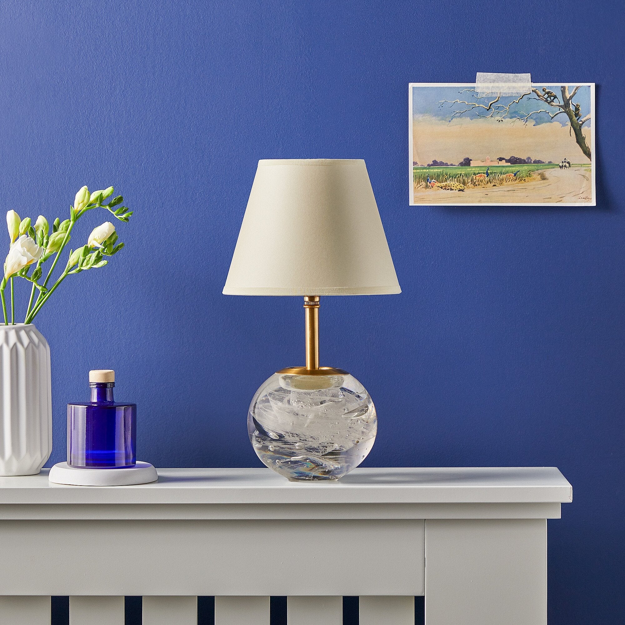 Katherine table lamp in clear blown glass - Image 7