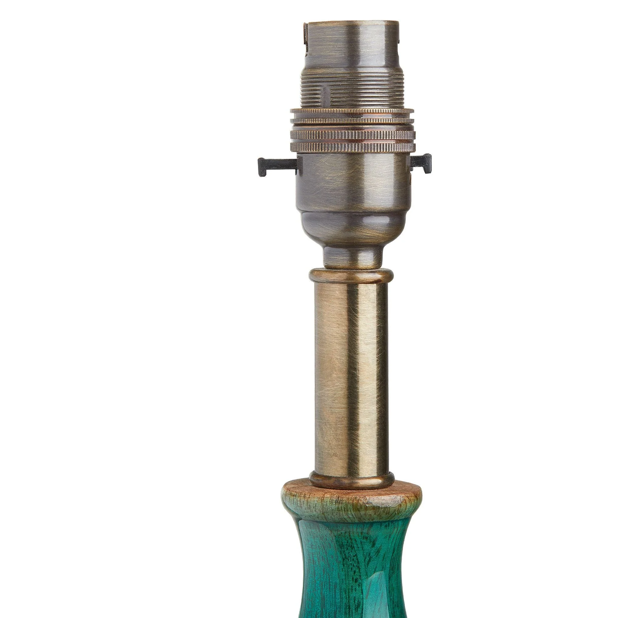 Kelpie table lamp in turquoise lacquered wood - Image 5