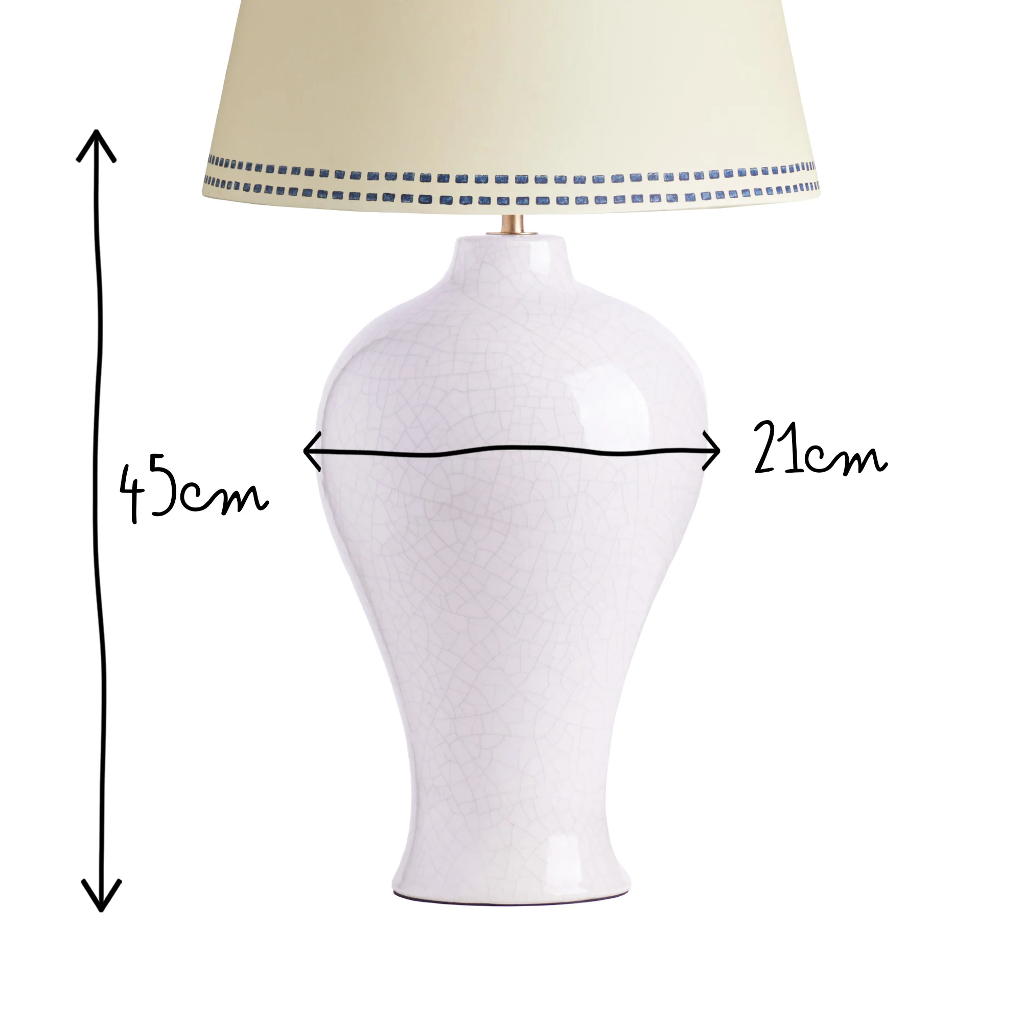 Kenyon table lamp in stone - Image 6