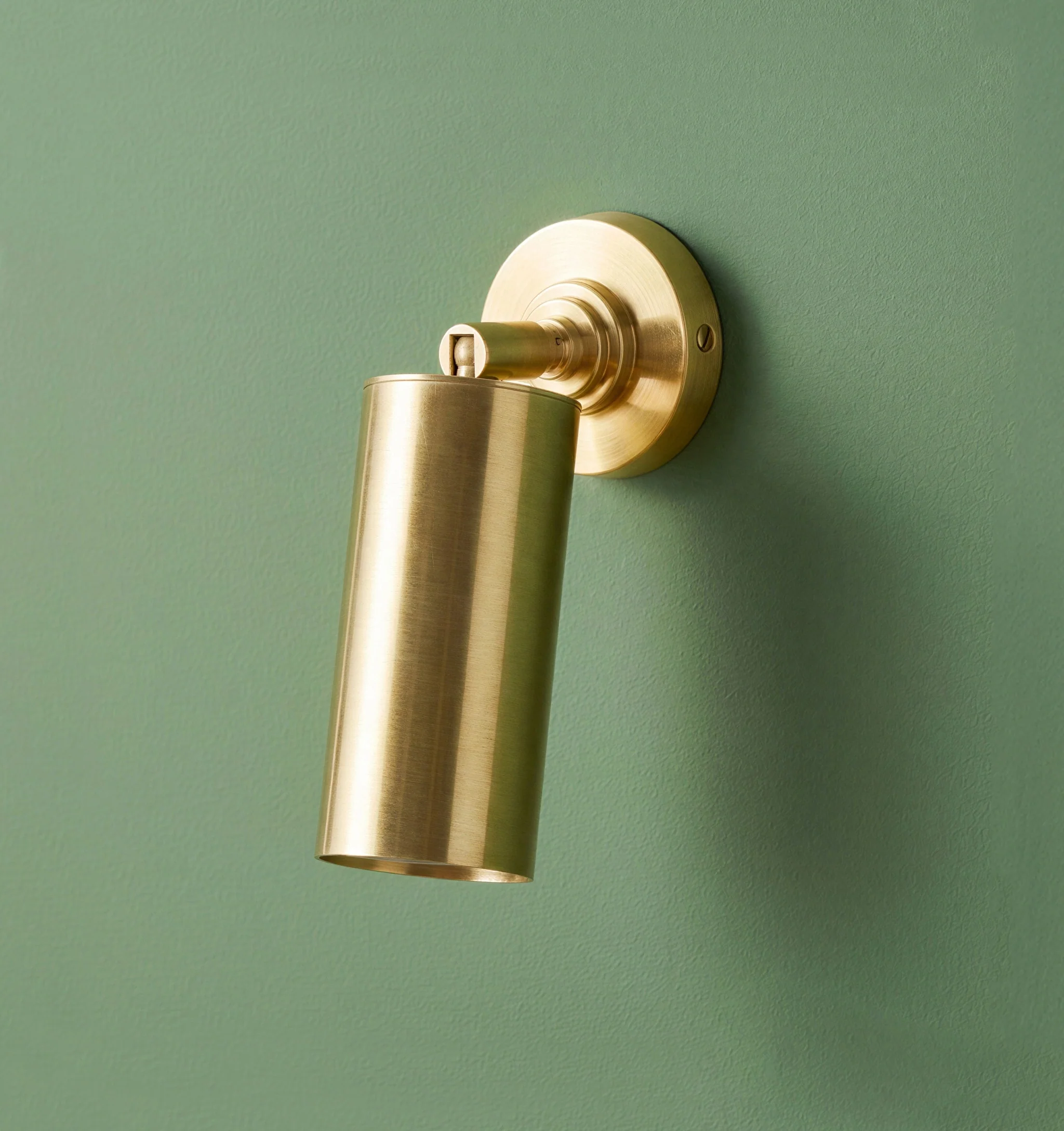 Kidd wall light in aged brass