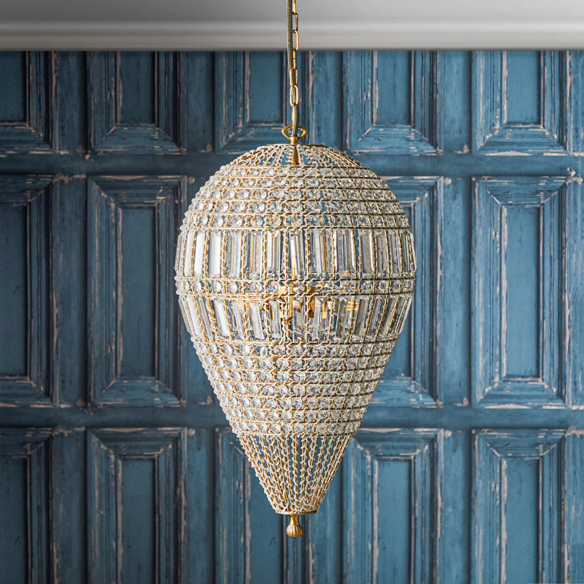 Lachrymose crystal chandelier
