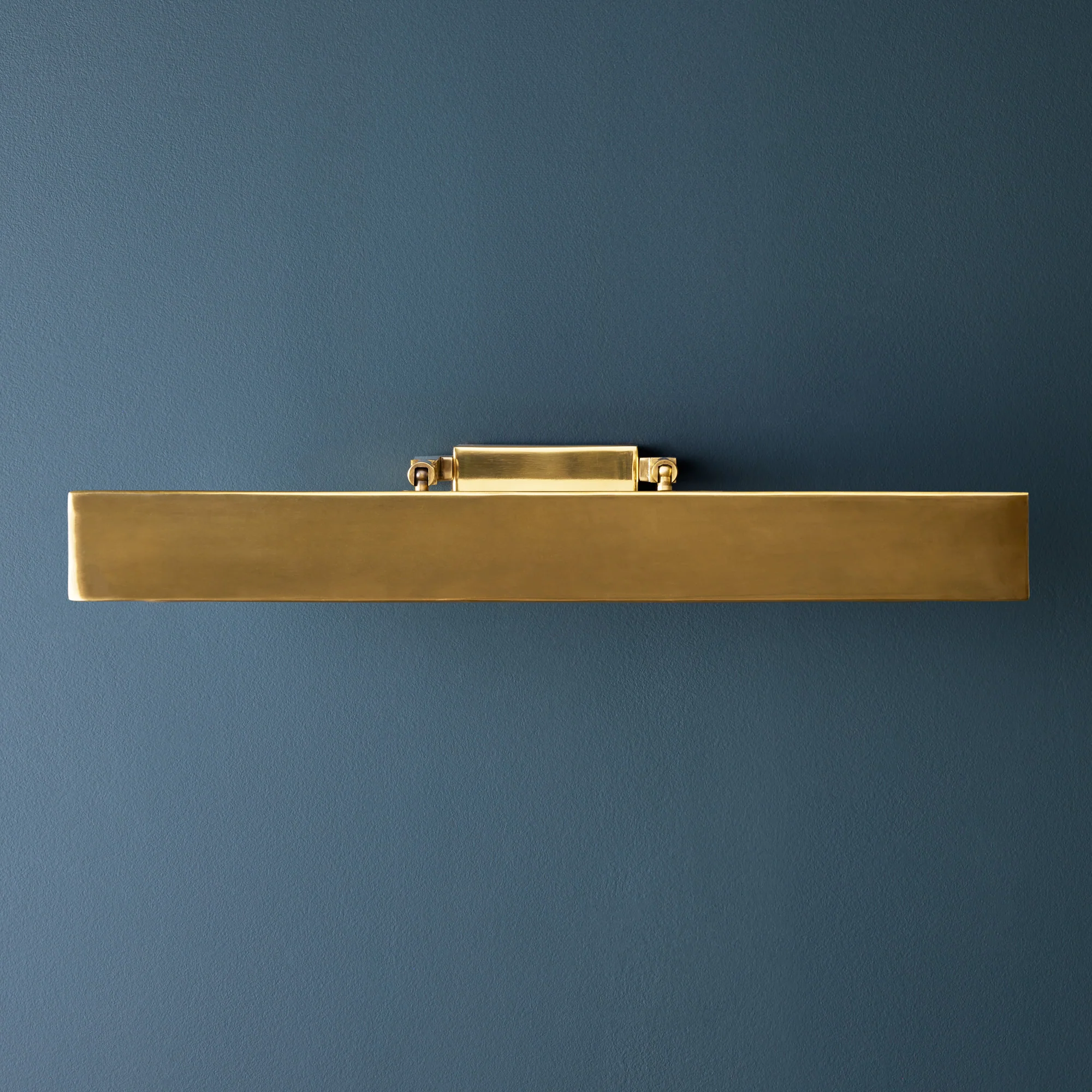 Larger Anselm picture light in antique brass