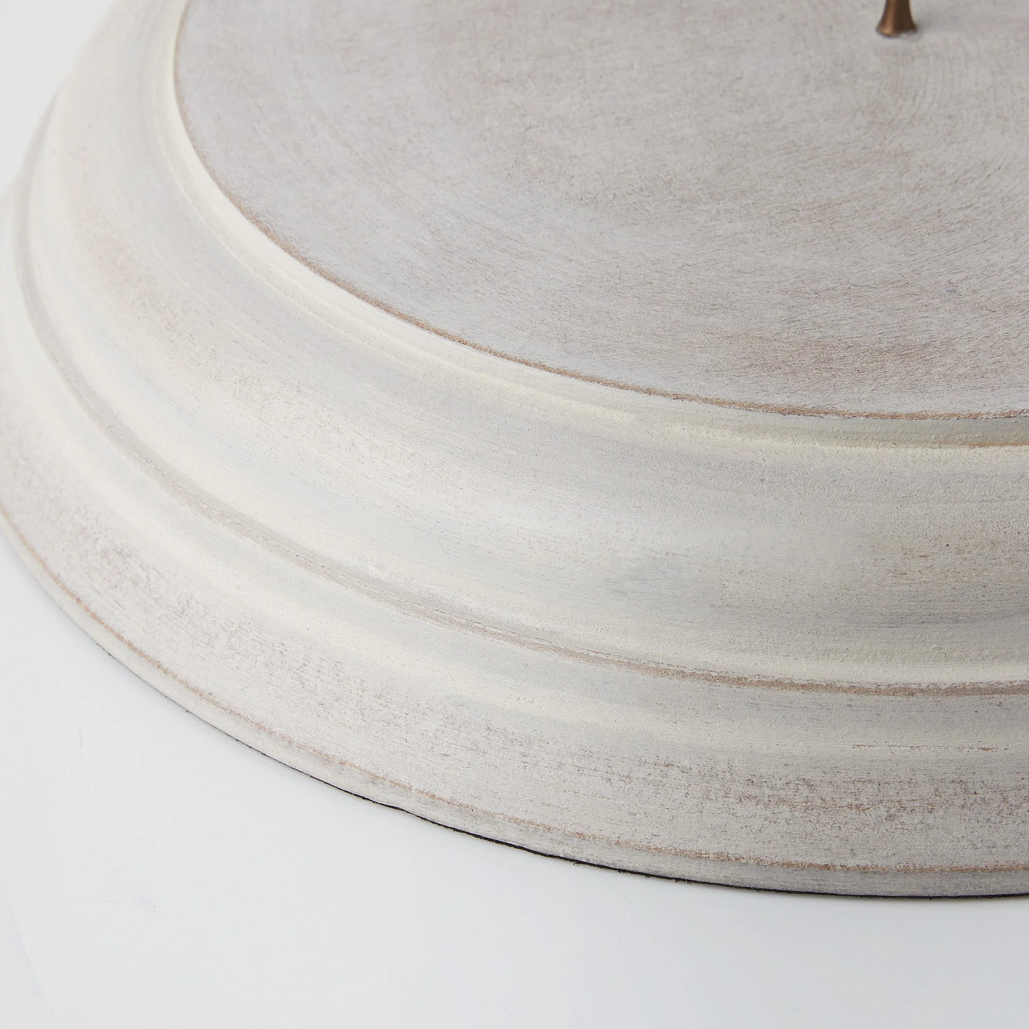 Larger Breeze storm lantern in natural whitewash - Image 3