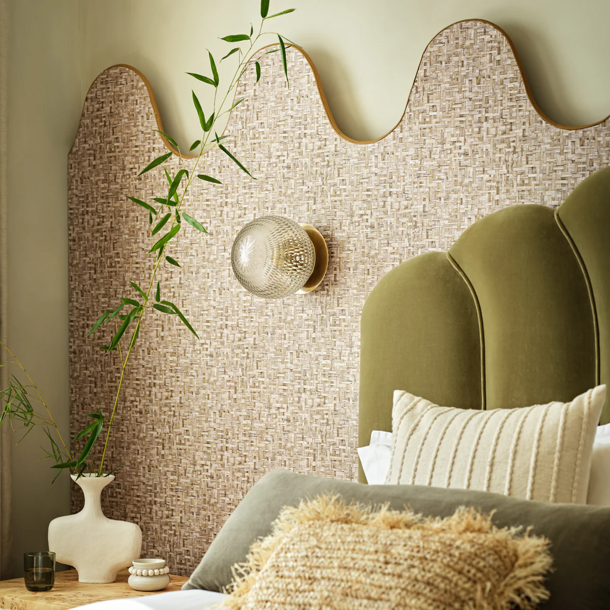 Larger Burgh IP54 wall light in cut glass and brass - Image 12