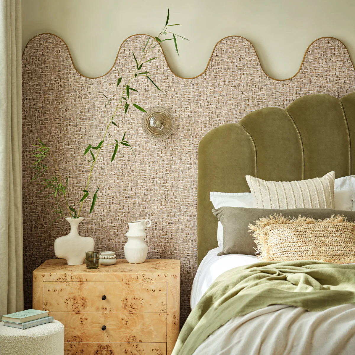 Larger Burgh IP54 wall light in cut glass and brass - Image 14