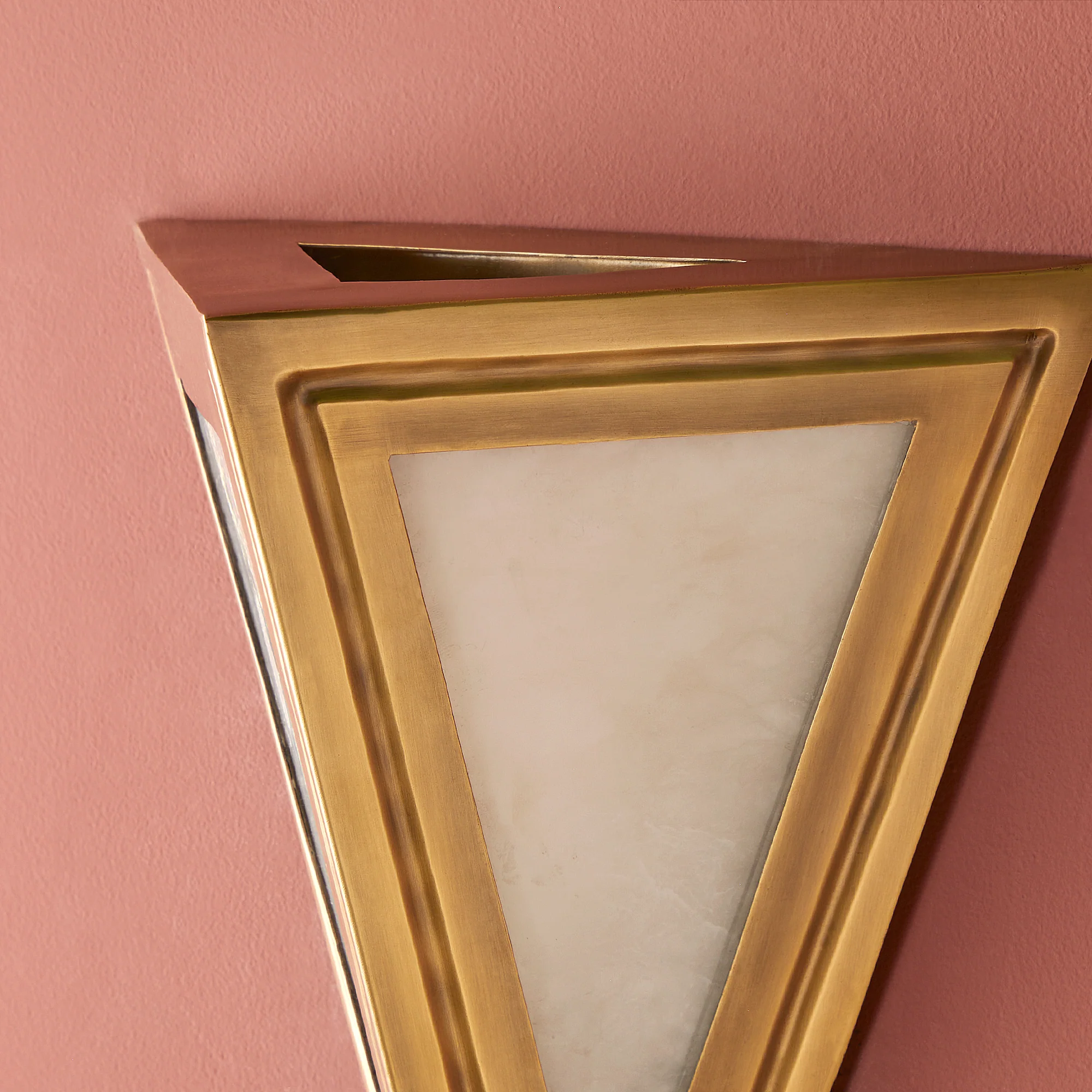 Larger Cyrus wall light in antiqued brass - Image 6