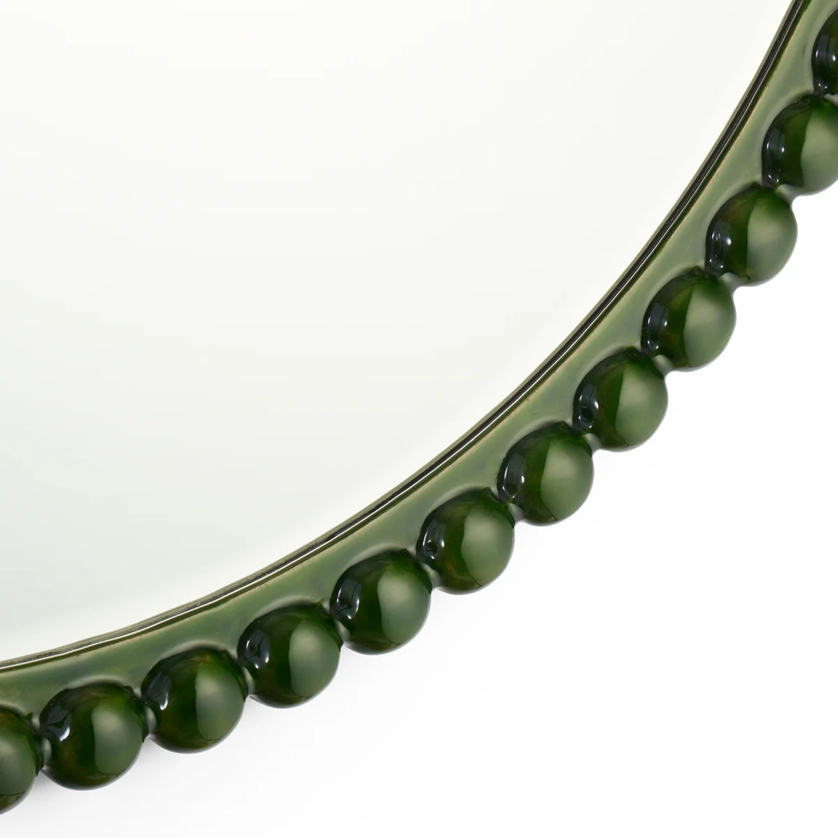 Larger Flynn mirror in green - Image 5