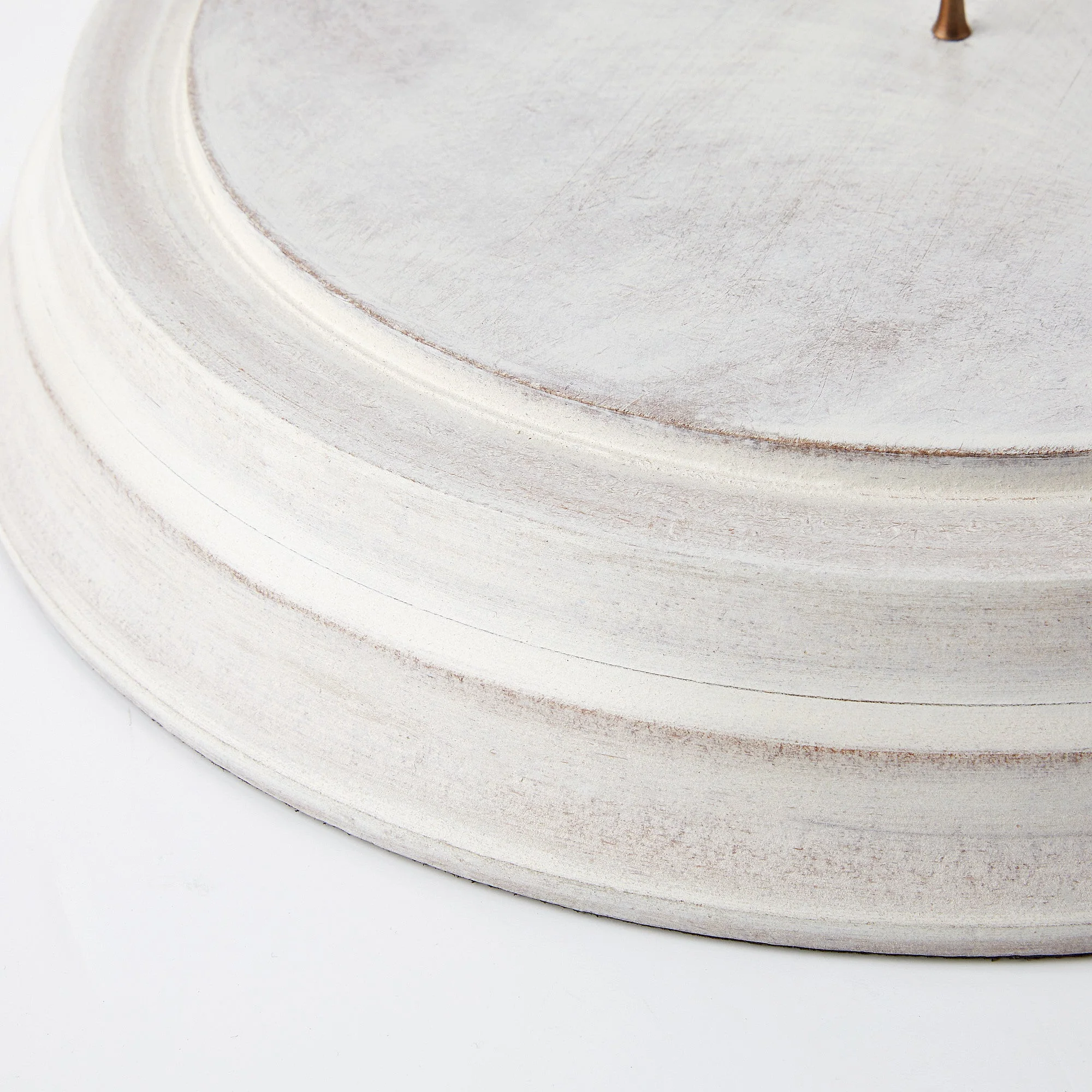 Larger Gusto storm lantern in natural whitewash - Image 6