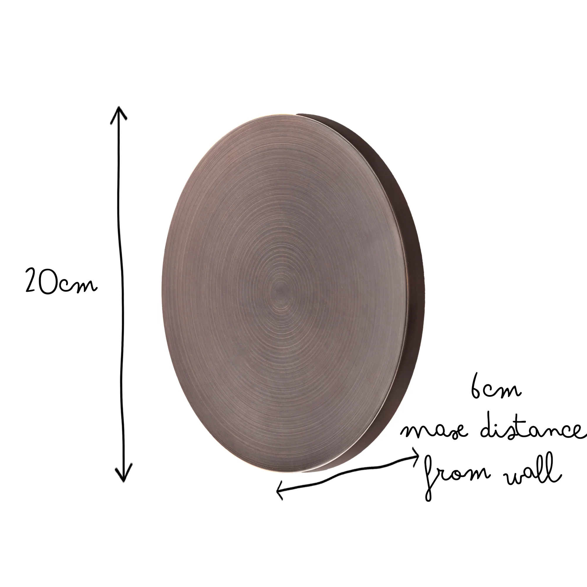 Larger Helios rechargeable wall light in bronze - Image 11