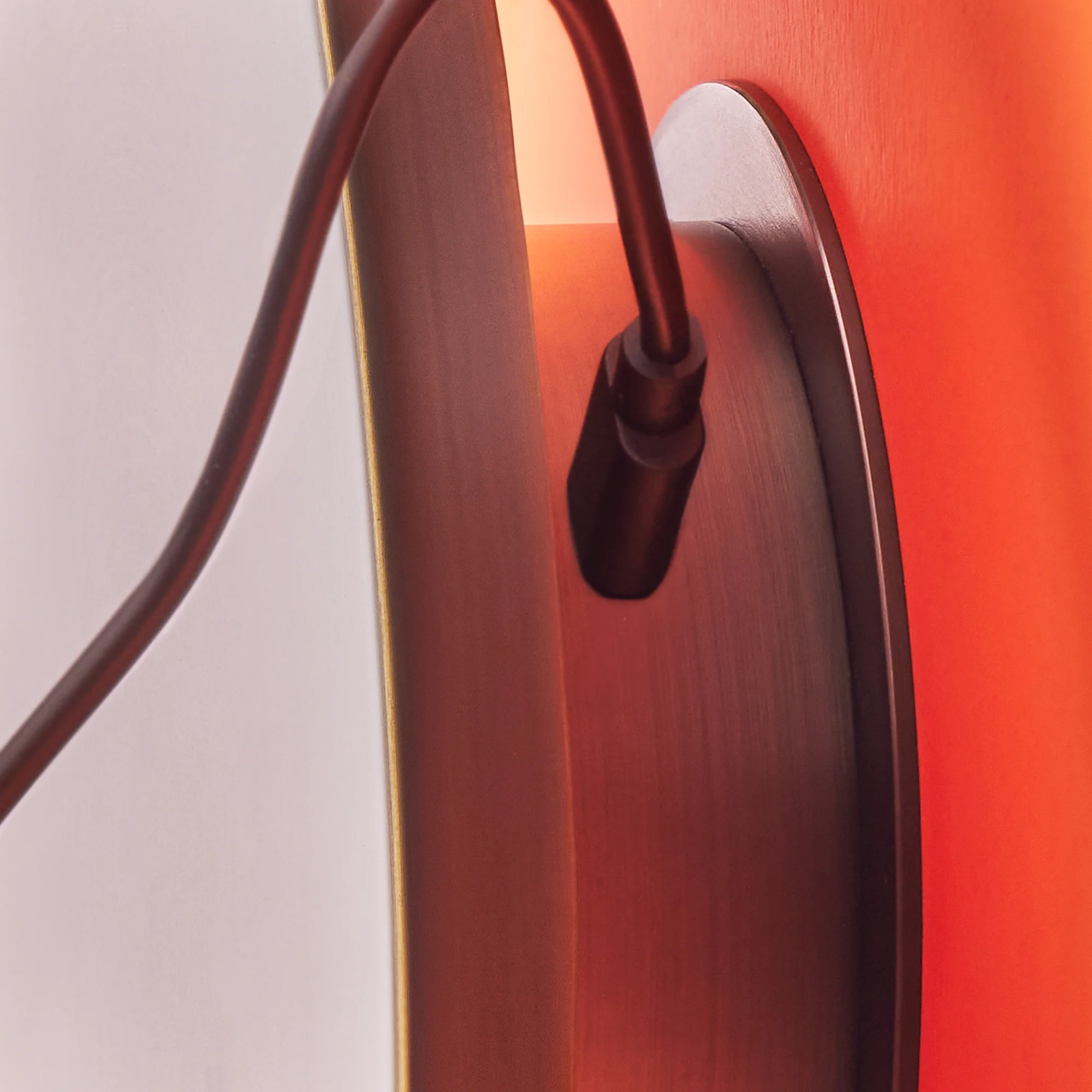 Larger Helios rechargeable wall light in bronze - Image 7