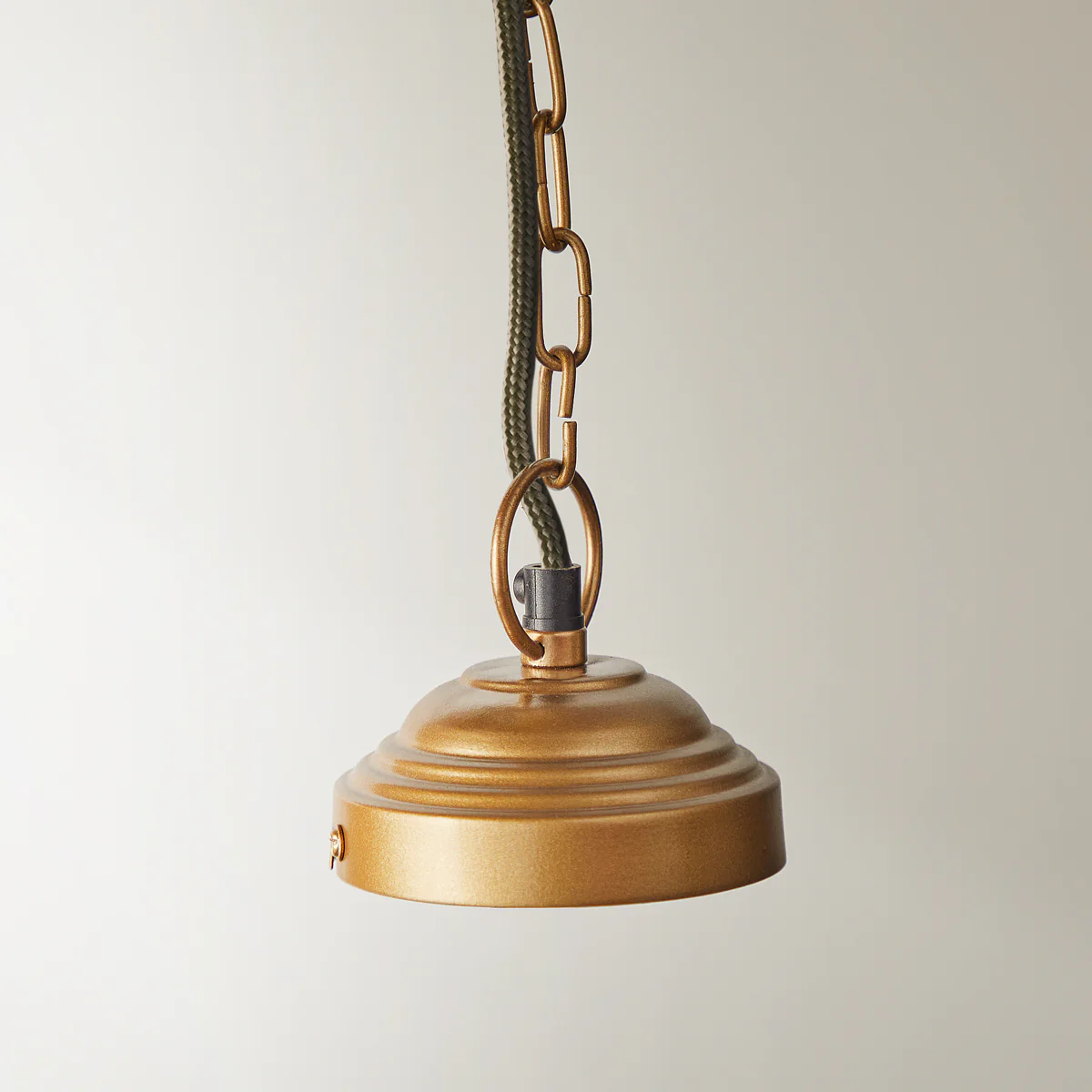 larger Luxor lantern in brass and clear glass - Image 7