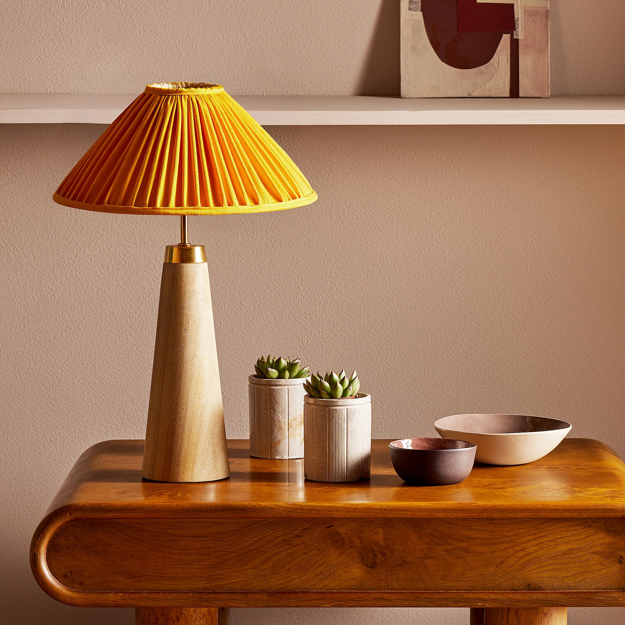 Larger marmaron rechargeable table lamp in natural - Image 8