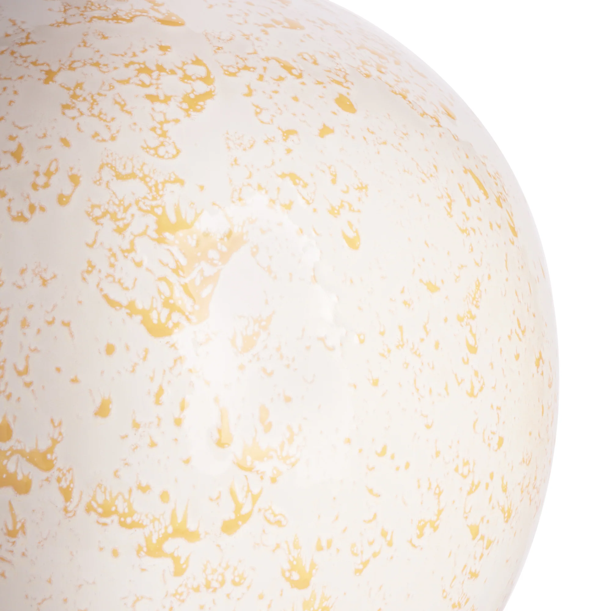 Larger Olly table lamp in white textured glaze - Image 7