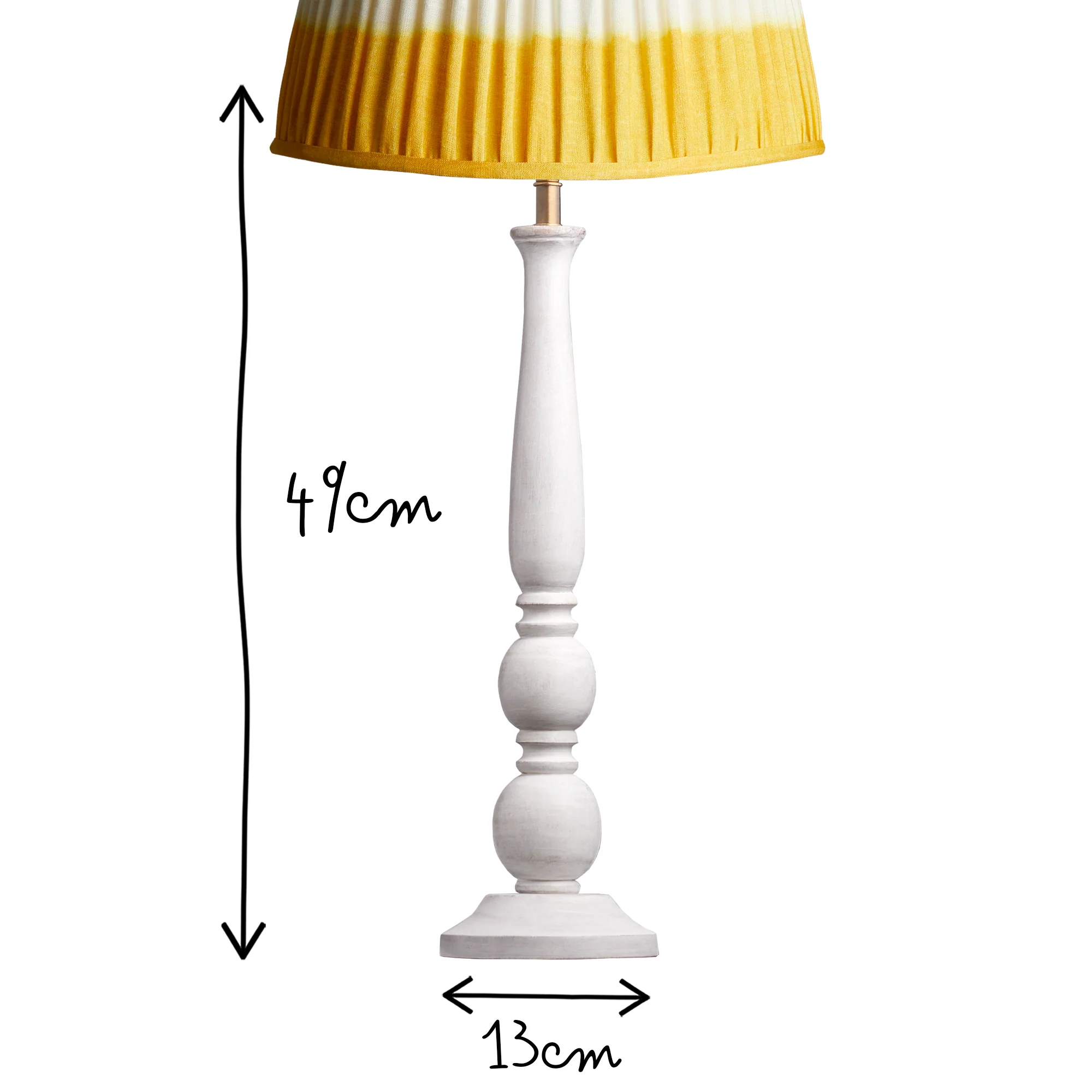 Larger Otto table lamp in white - Image 8