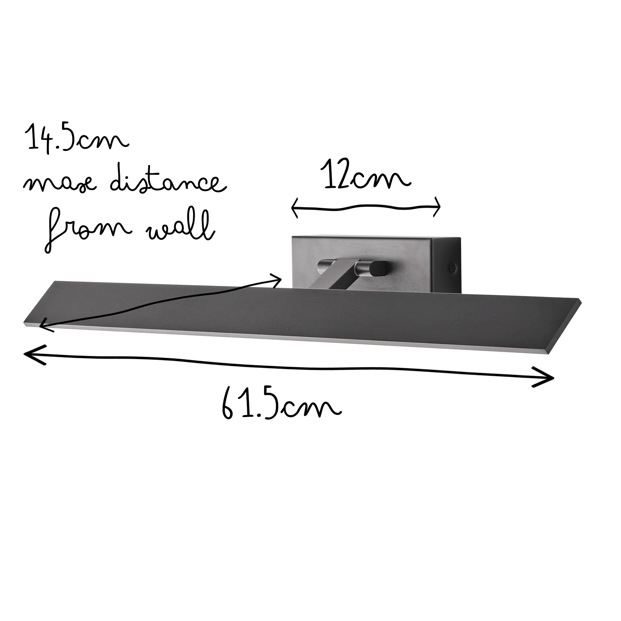 Larger Pelton picture light in black - Image 10