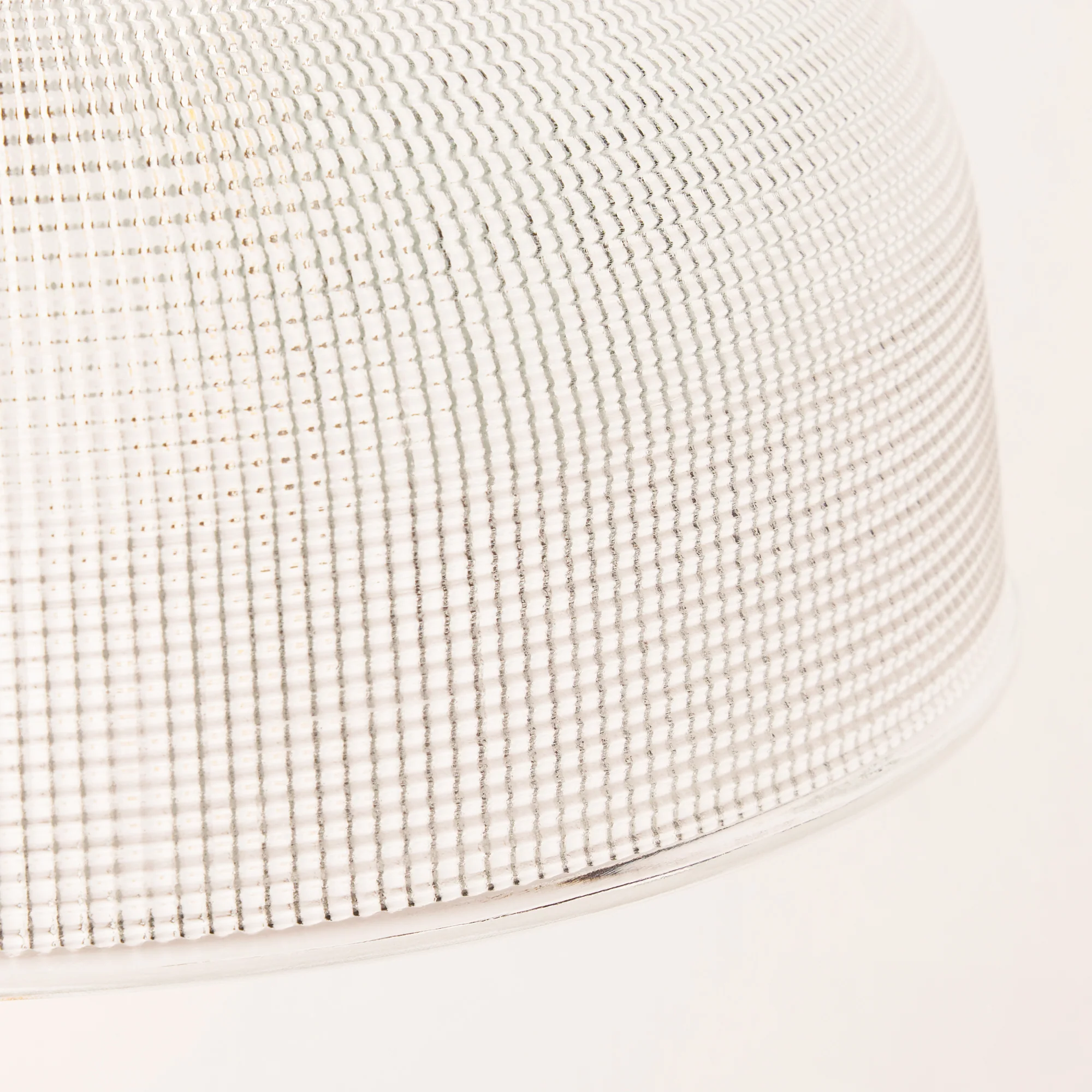Larger Plexus shade in waffle glass - Image 4