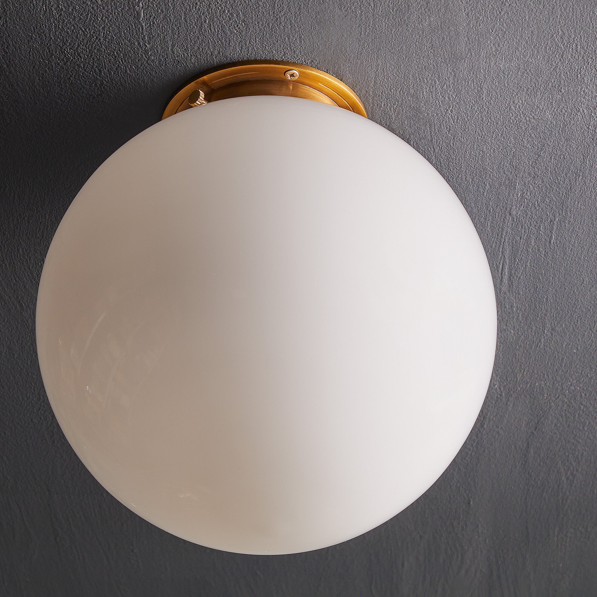 Larger Plumb IP44 flush fitting in antiqued brass - Image 4