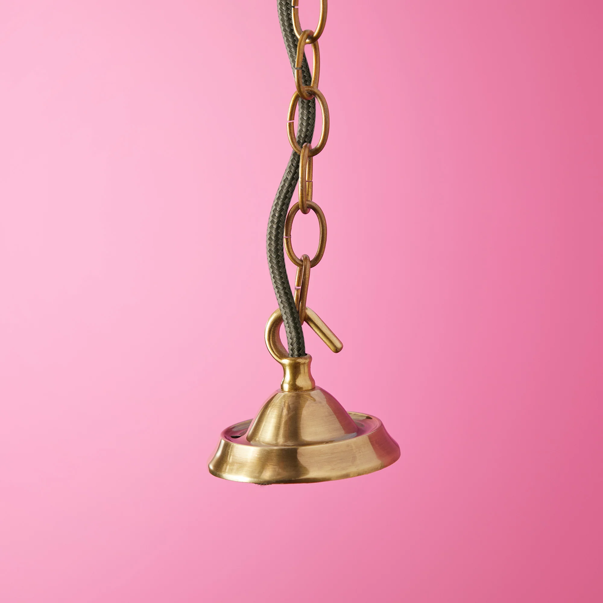 larger Stella pendant light in clear glass - Image 8