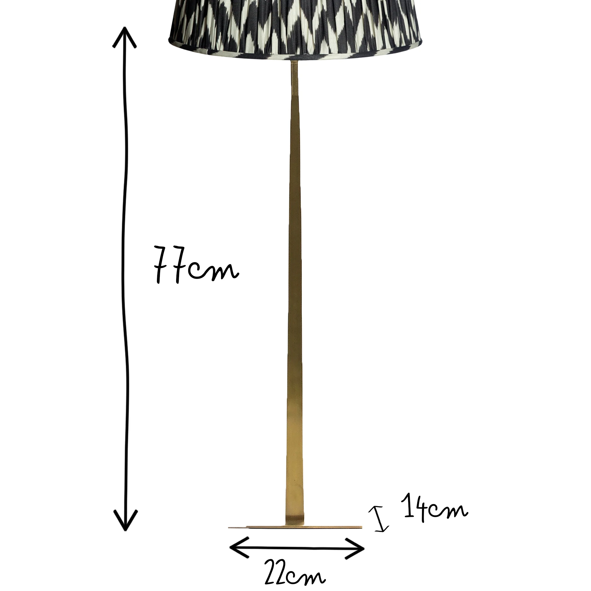 Larger Trafalgar table lamp in antique brass - Image 8