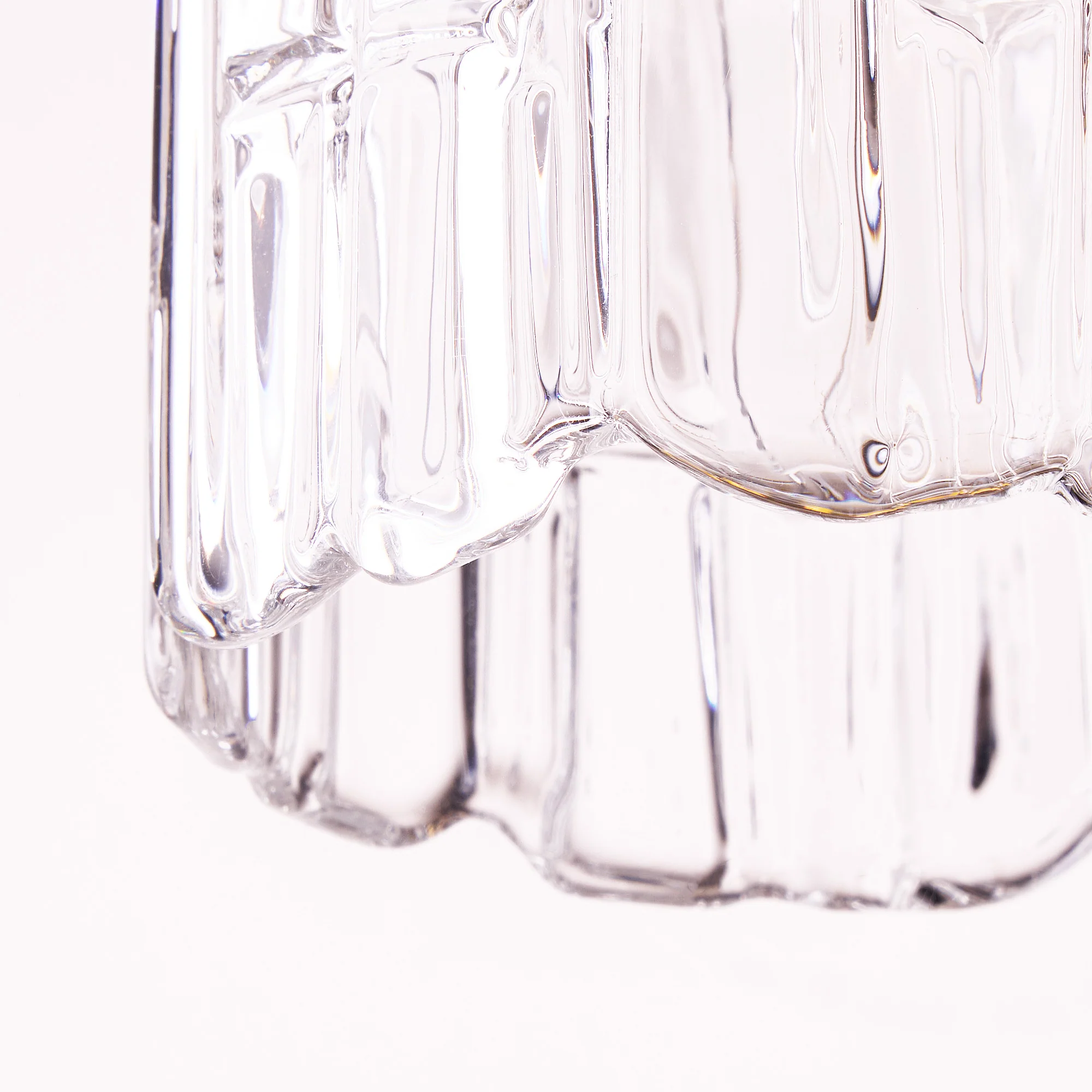Laurent pendant shade in clear glass - Image 2