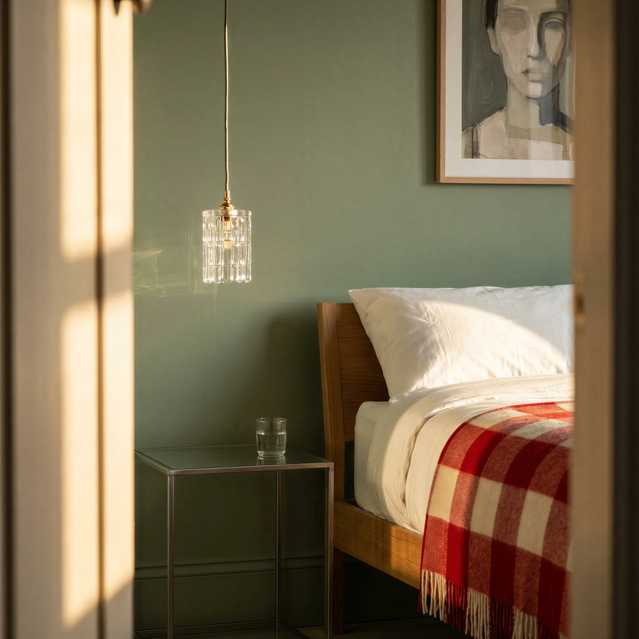 Laurent pendant shade in clear glass - Image 3