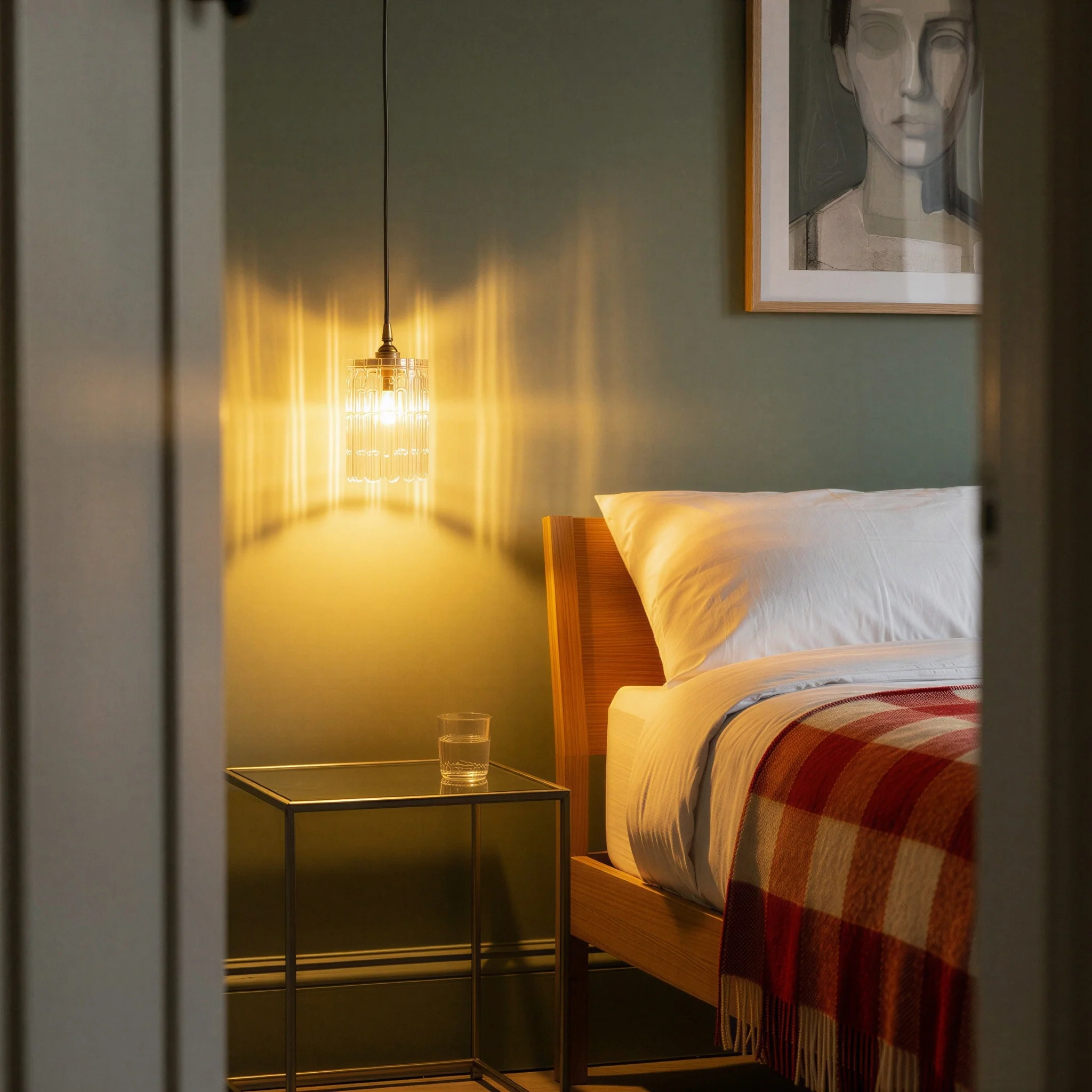 Laurent pendant shade in clear glass - Image 4