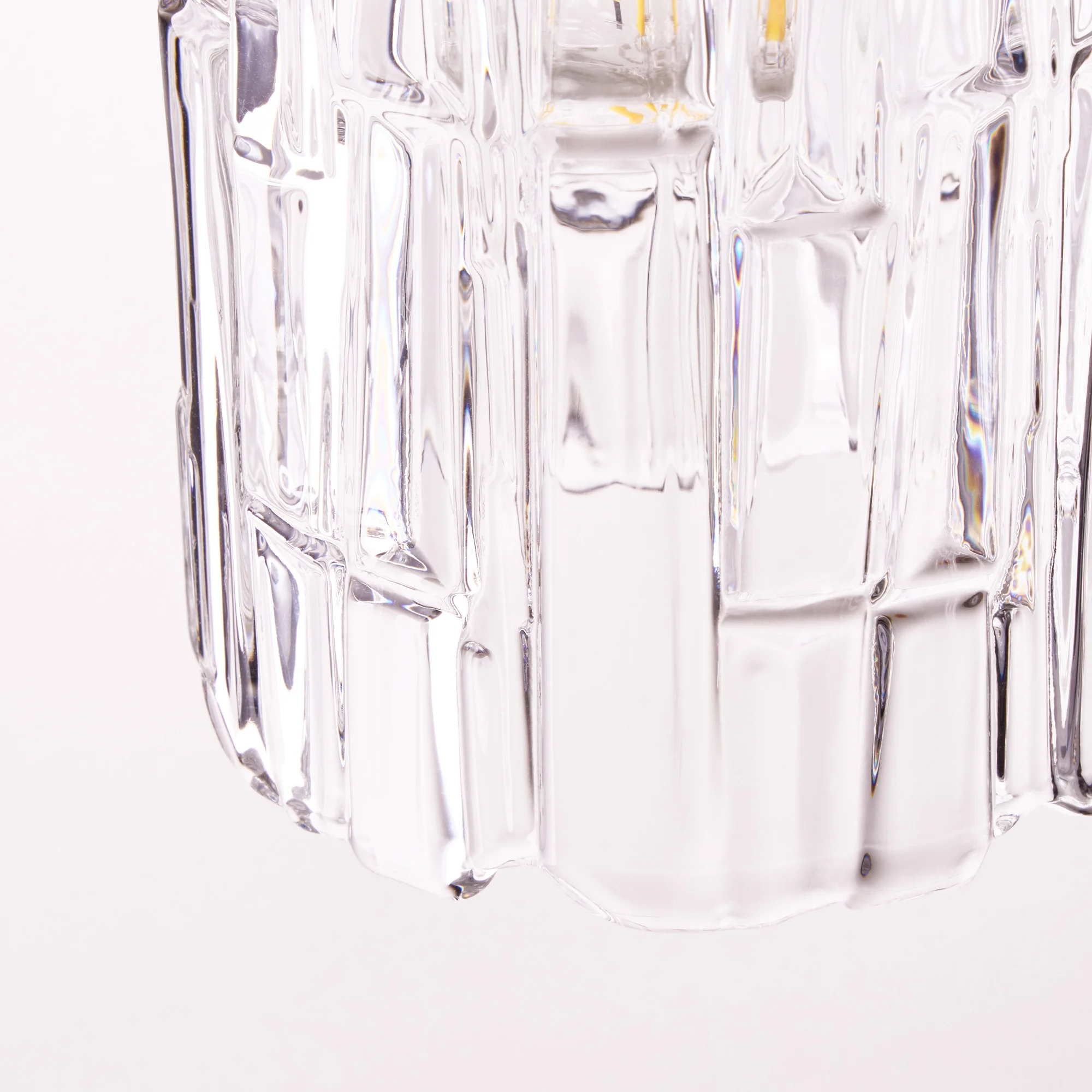Laurent pendant shade in clear glass - Image 5