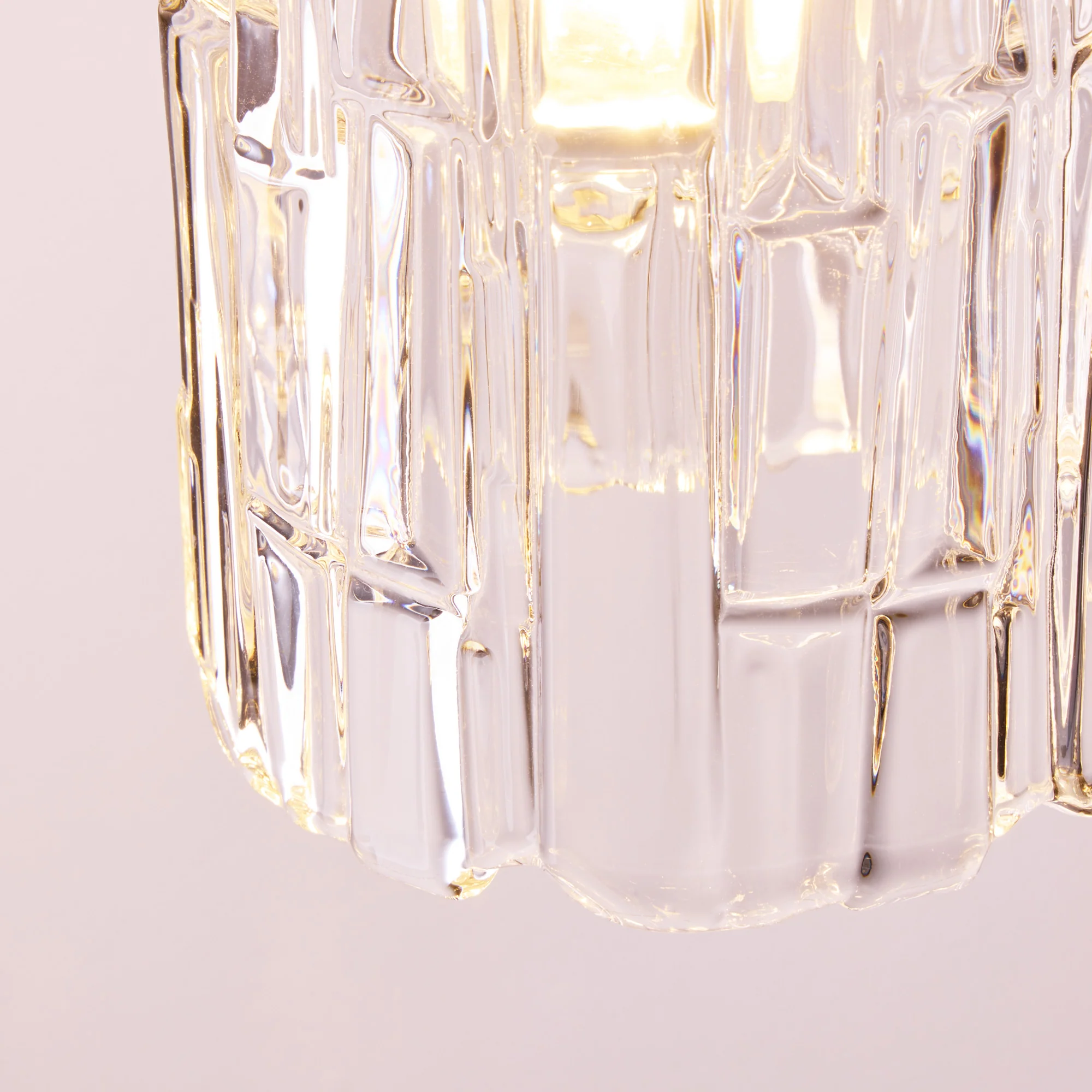 Laurent pendant shade in clear glass - Image 6