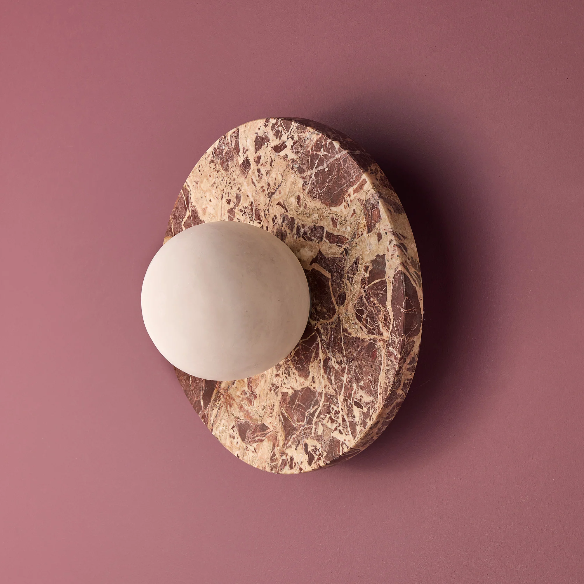 Leela wall light in marble