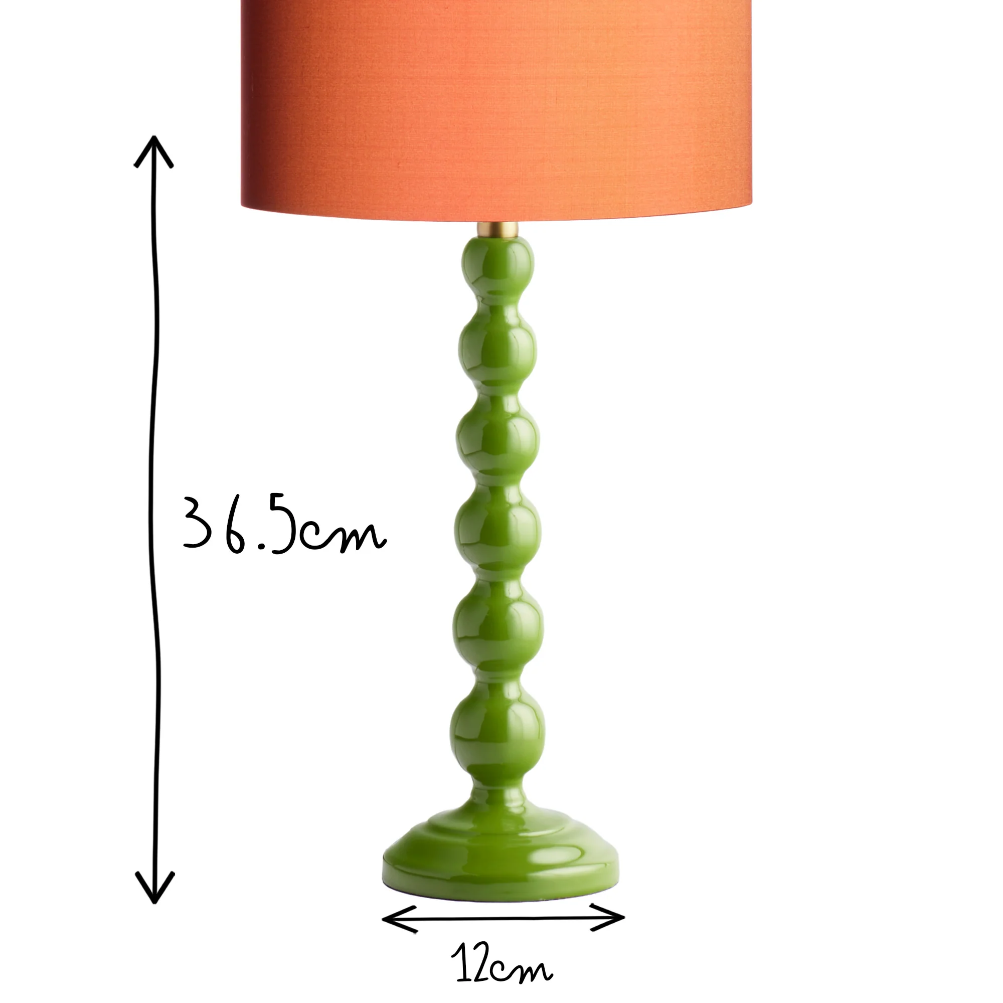 Lillee table lamp in green - Image 9