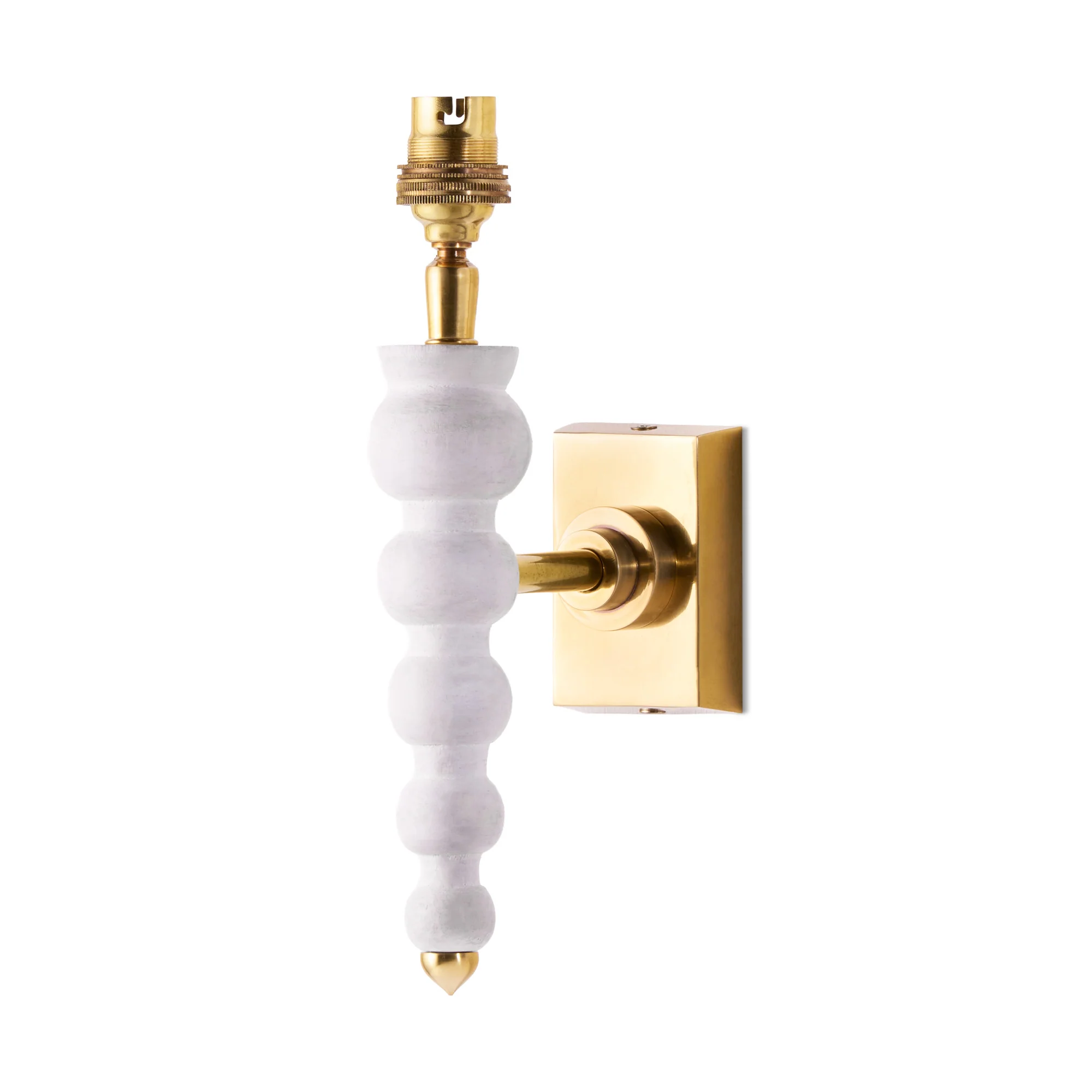 Lillee wall fitting in whitewash
