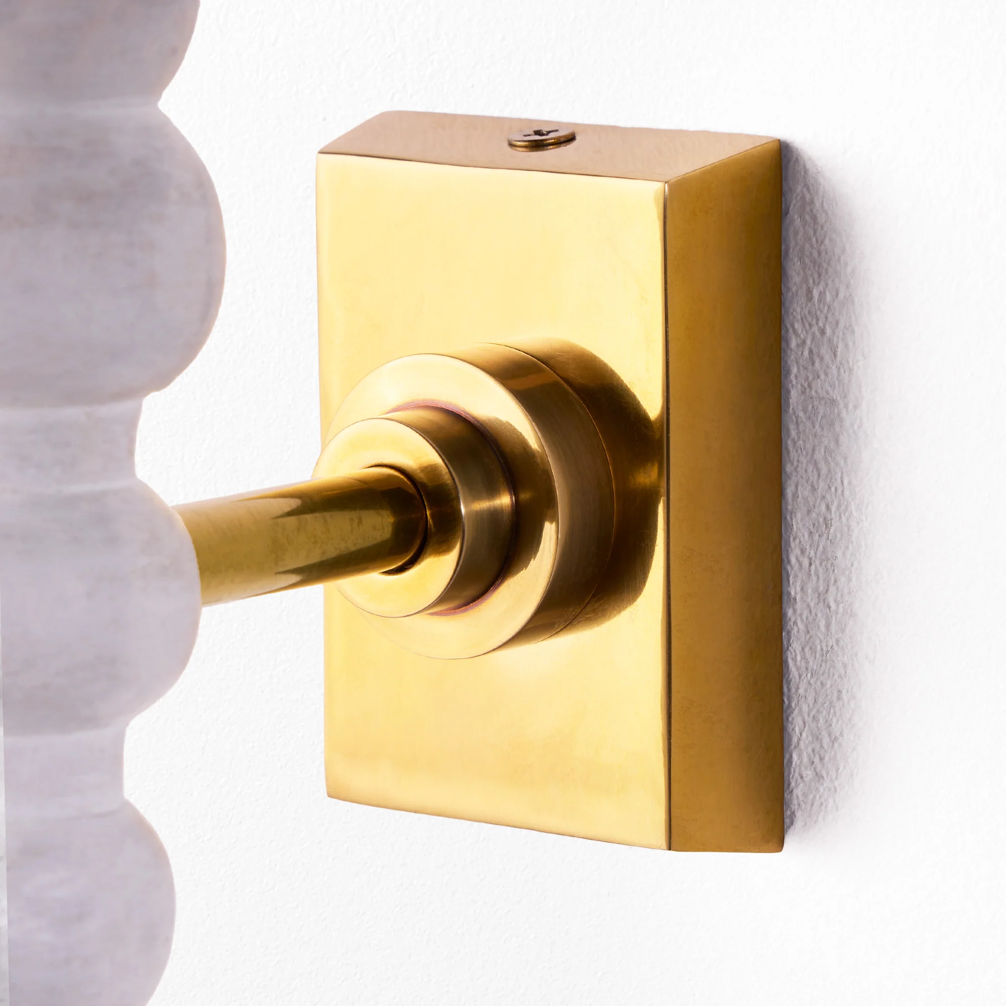 Lillee wall fitting in whitewash - Image 4