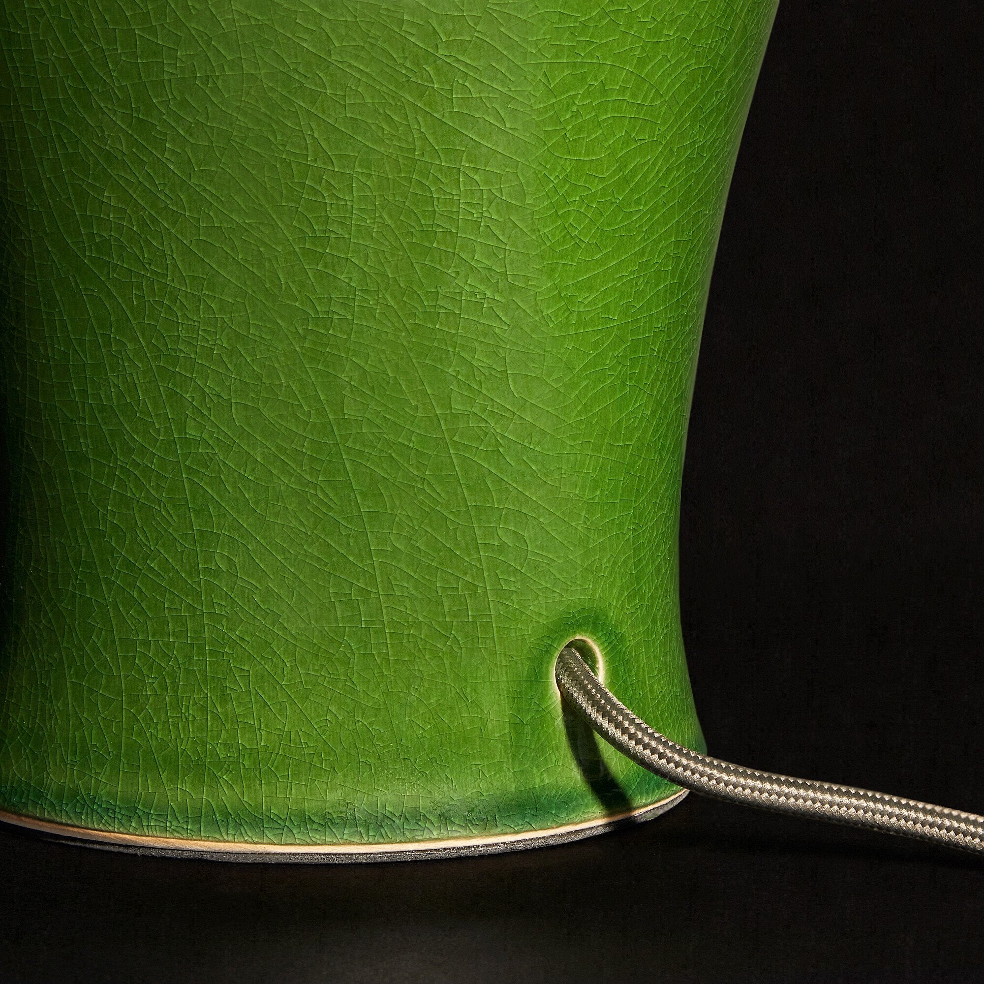 Larger Lolita table lamp in an emerald glaze - Image 3