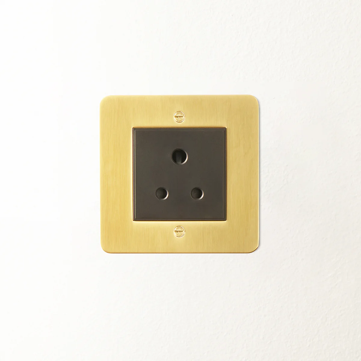 Lucian 5A socket with black inserts in top brass