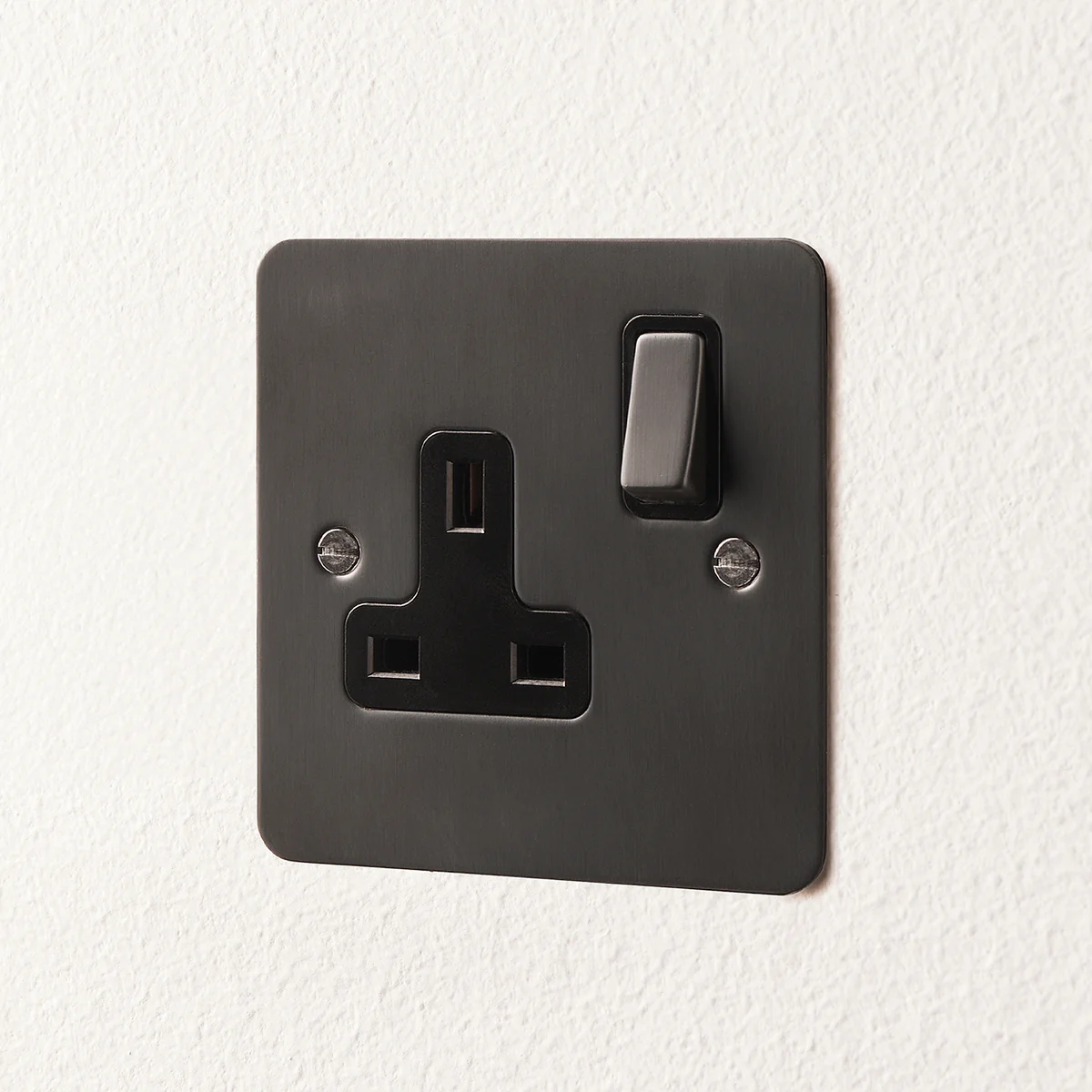 Lucian single socket with black inserts in bronze - Image 2