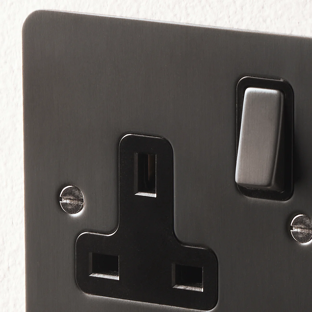 Lucian single socket with black inserts in bronze - Image 3