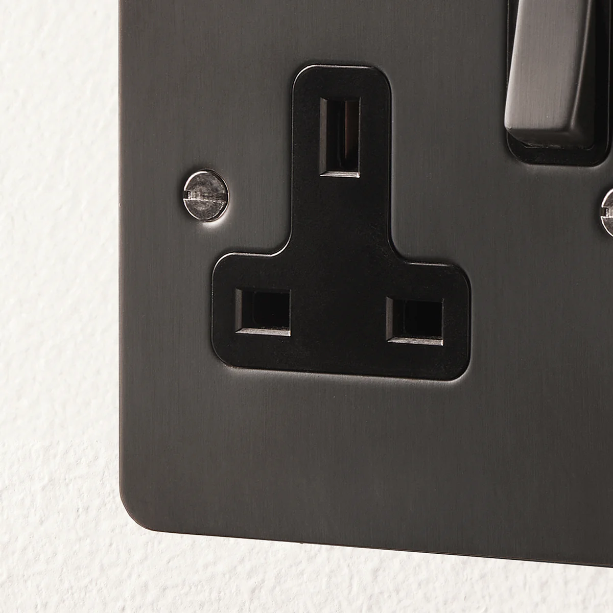 Lucian single socket with black inserts in bronze - Image 4