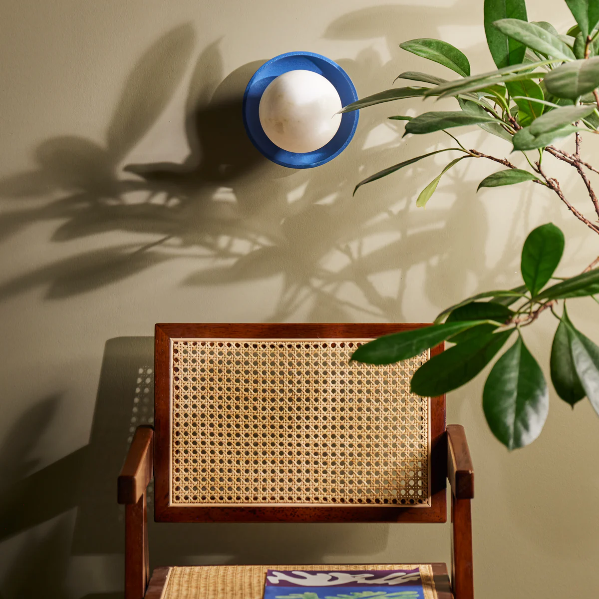 Luna wall light in klein blue by Matthew Williamson - Image 3