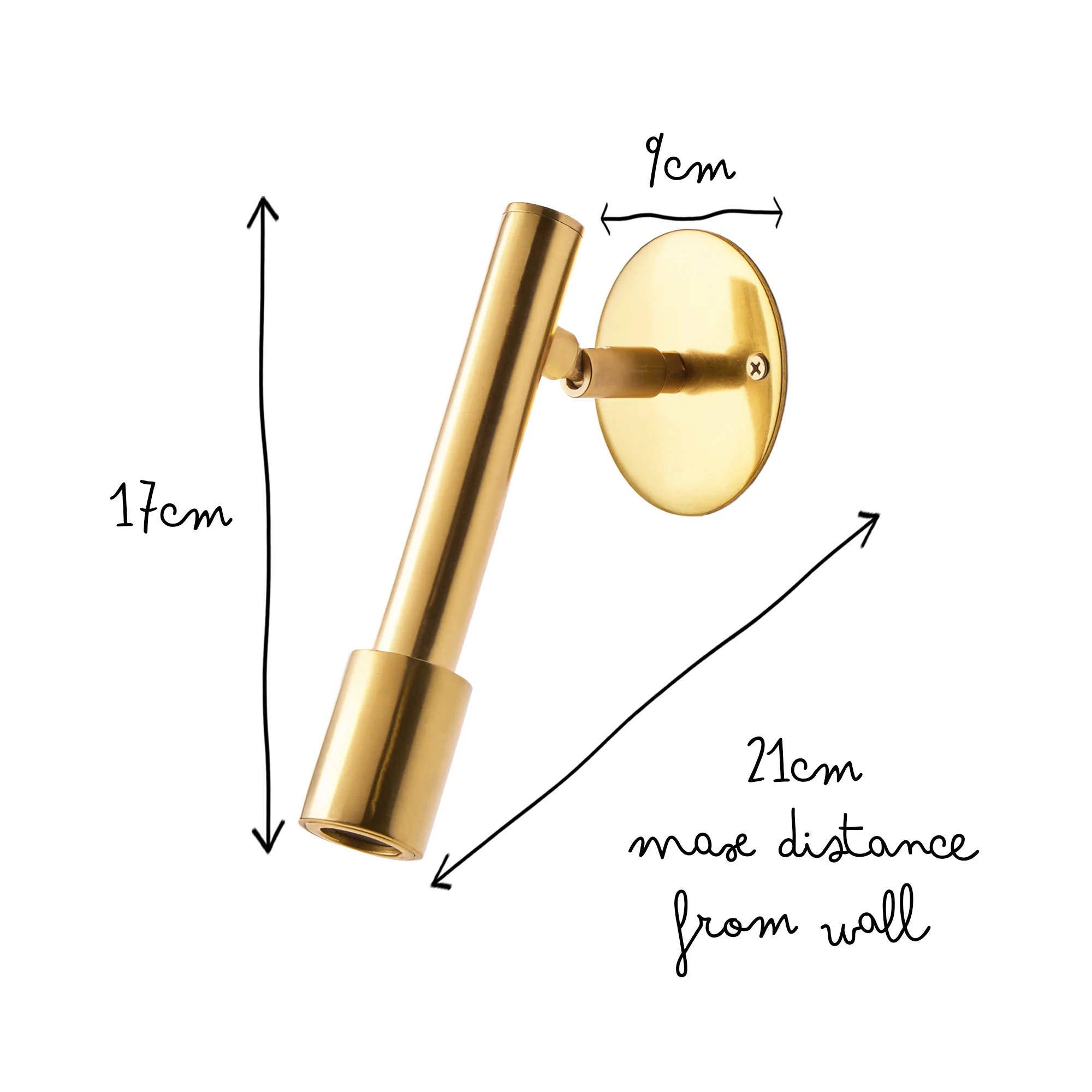 Maggie Wall Light in brass - Image 11